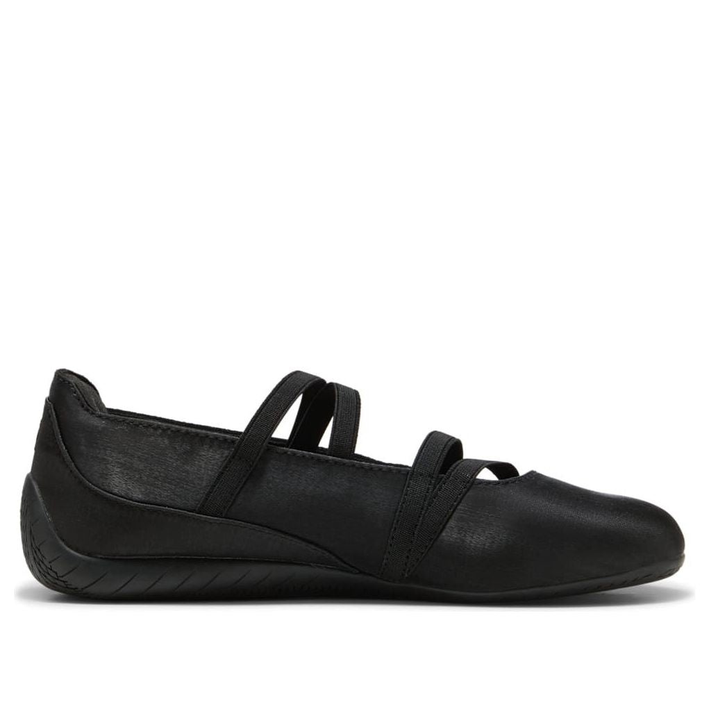 (WMNS) PUMA Speedcat Ballet 'Black Cool Dark Grey Satin' 404383-01 - 2