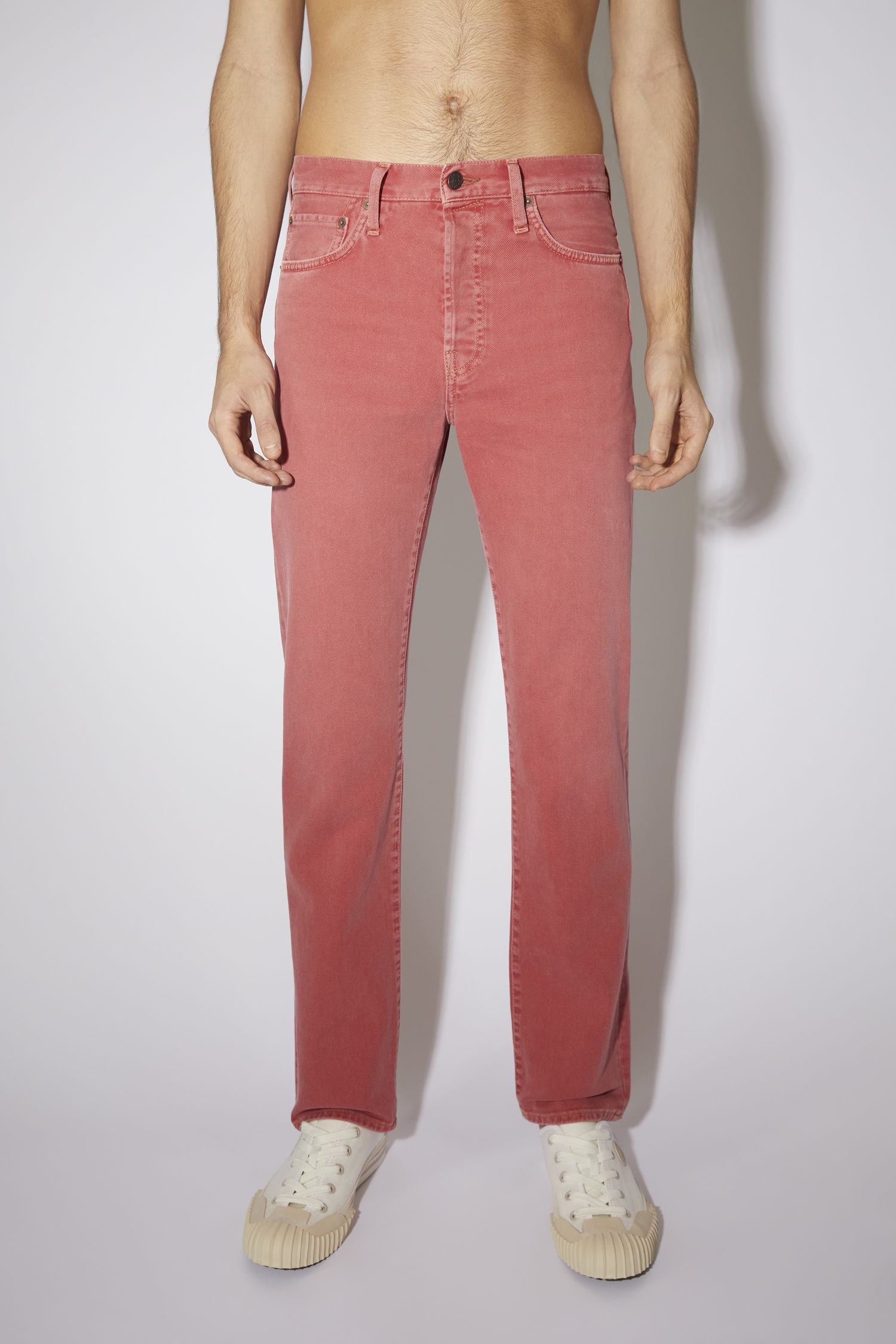 Straight fit jeans - Pink/orange - 2