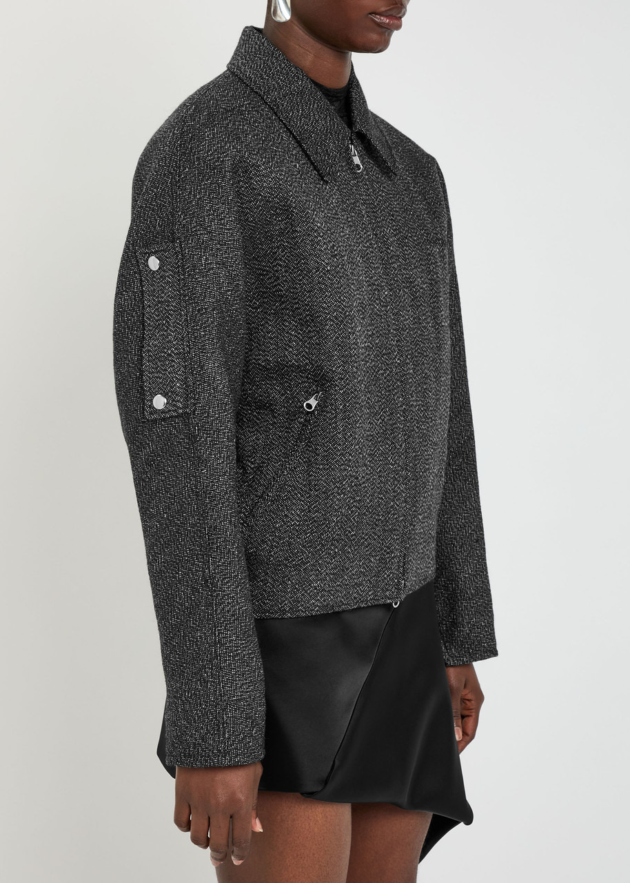 Courrèges Quilted Caviar Wool Jacket - 2