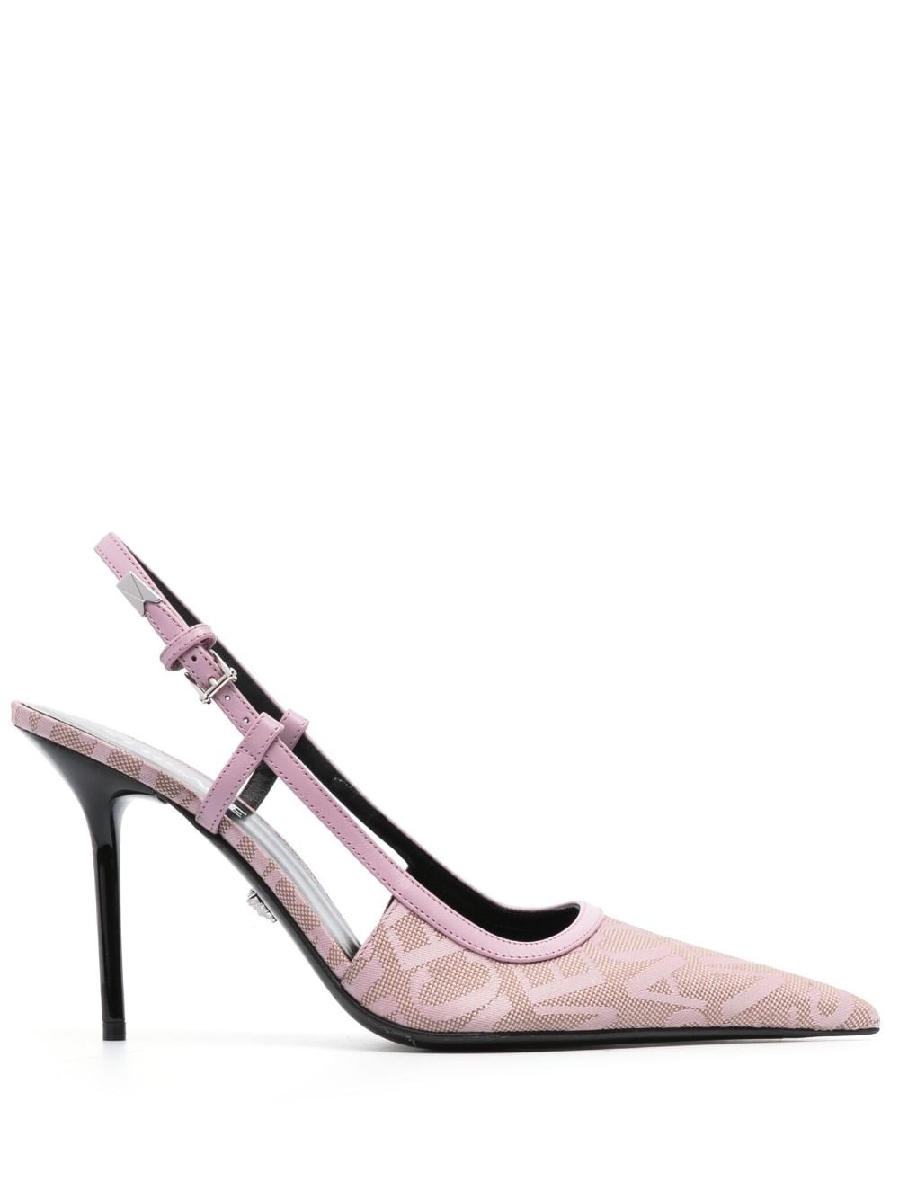 Versace Allover slingback pumps - 1