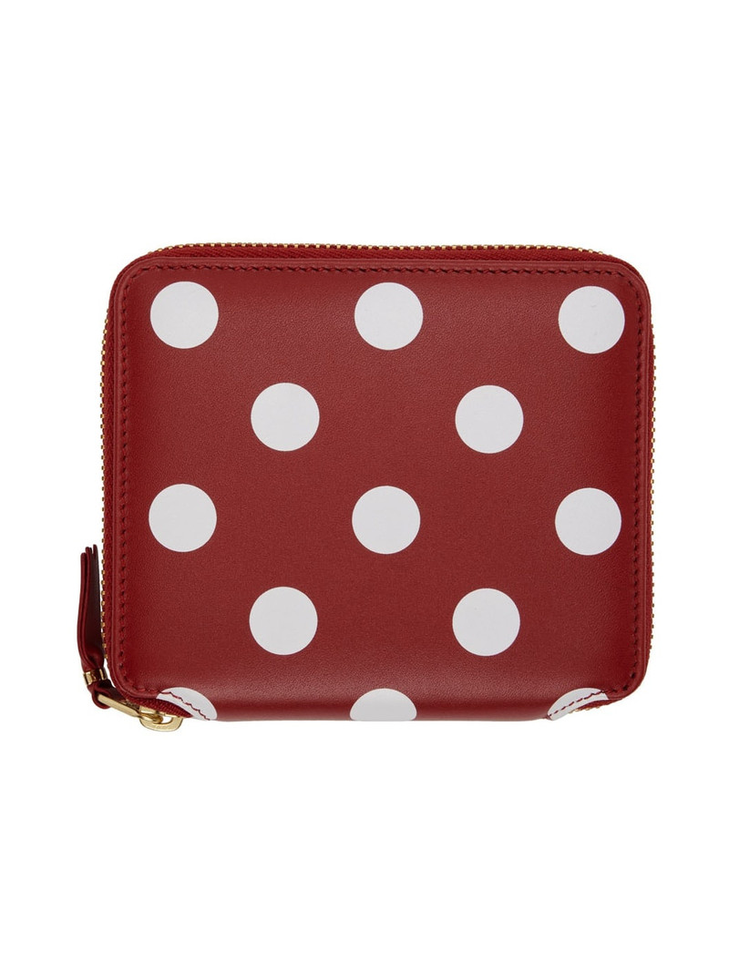 Red Dots Zip Wallet - 1