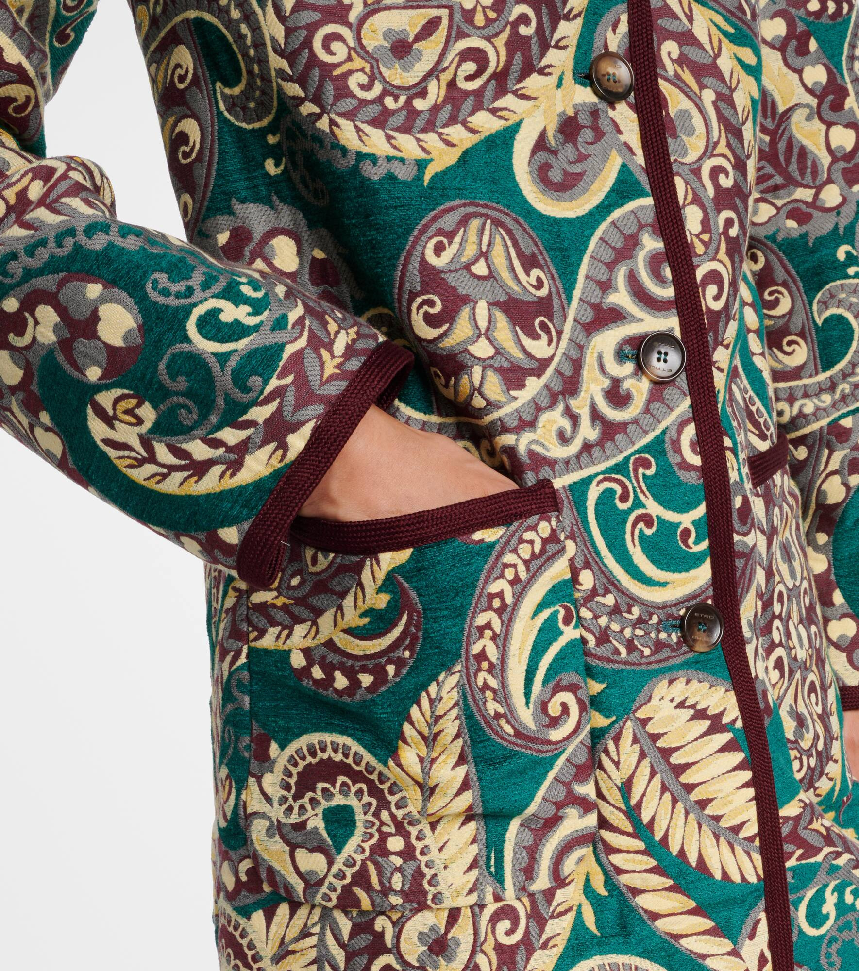 Reversible jacquard coat - 5