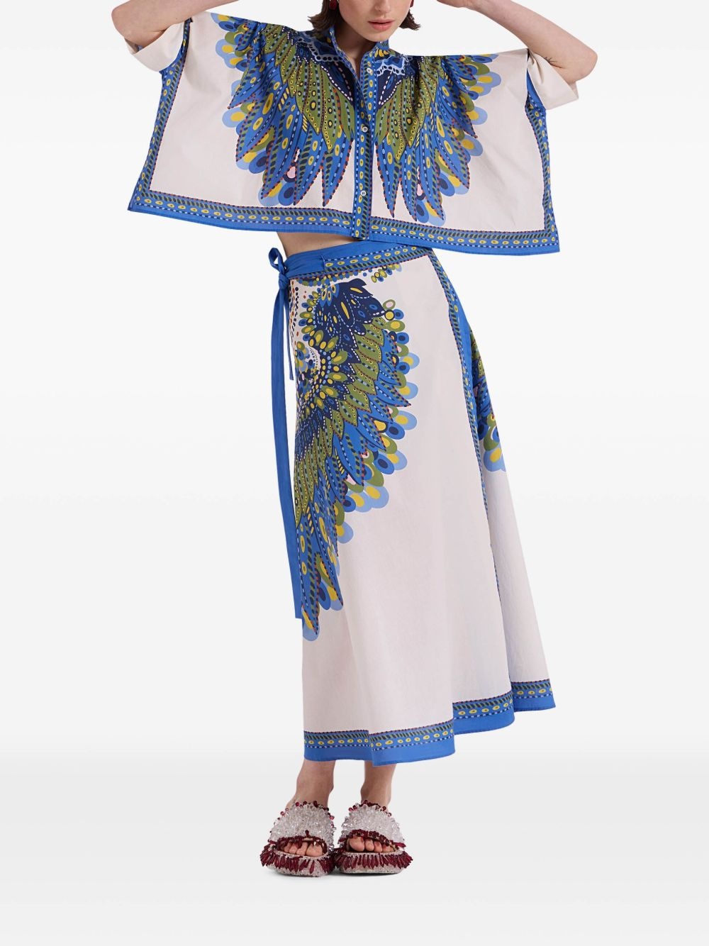 Sarong midi skirt - 2