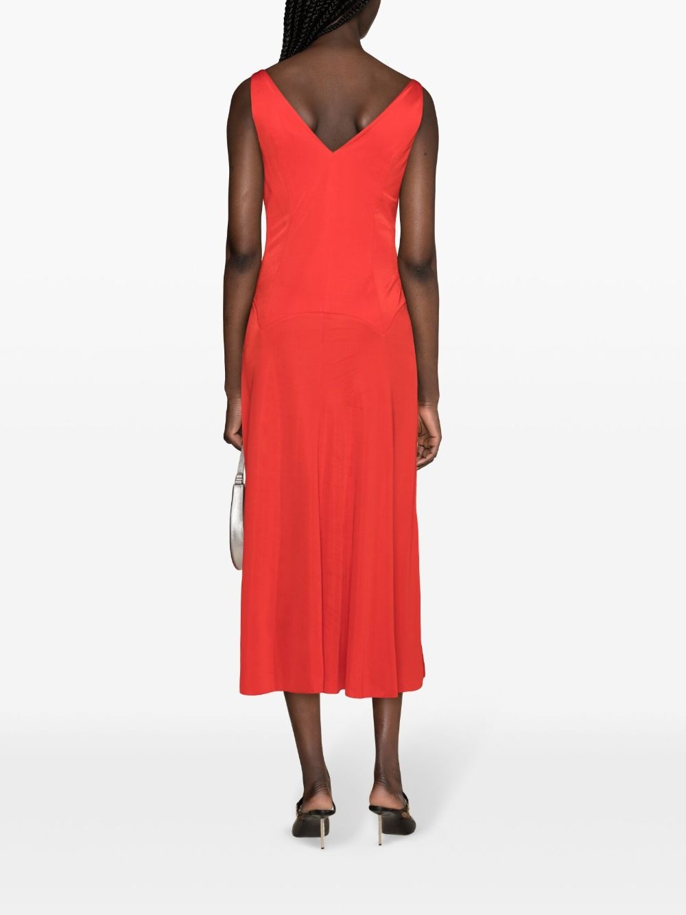 appliquÃ©-detail midi dress - 4