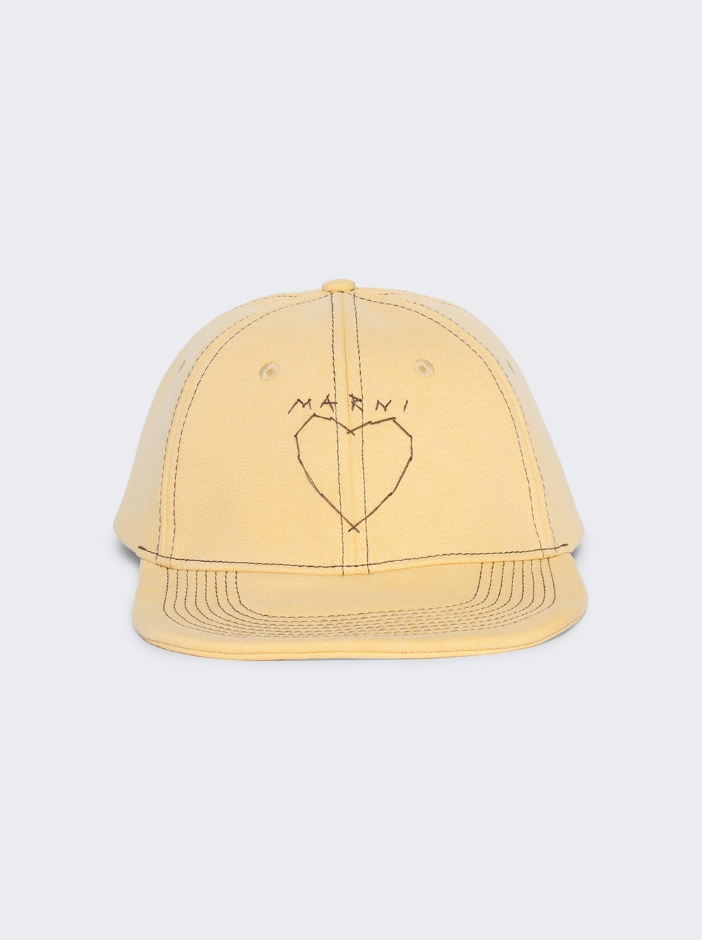 Denim Baseball Cap Citrus - 1