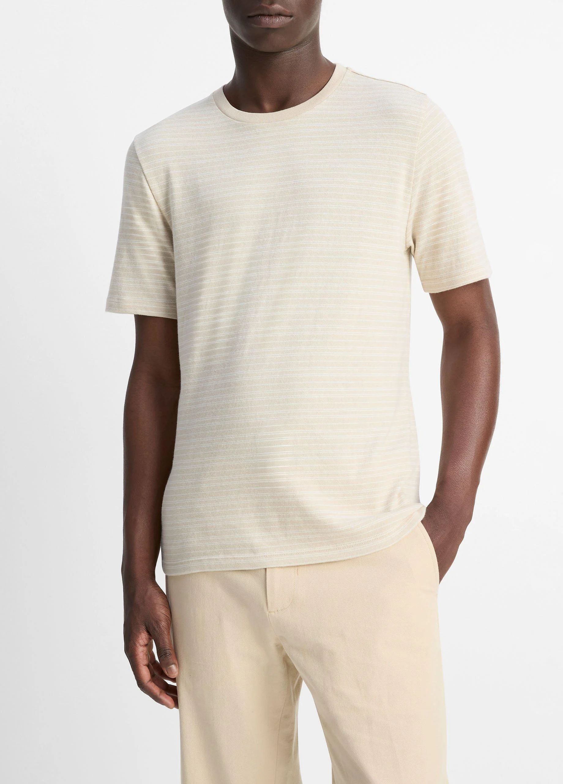Striped Cotton T-Shirt - 1