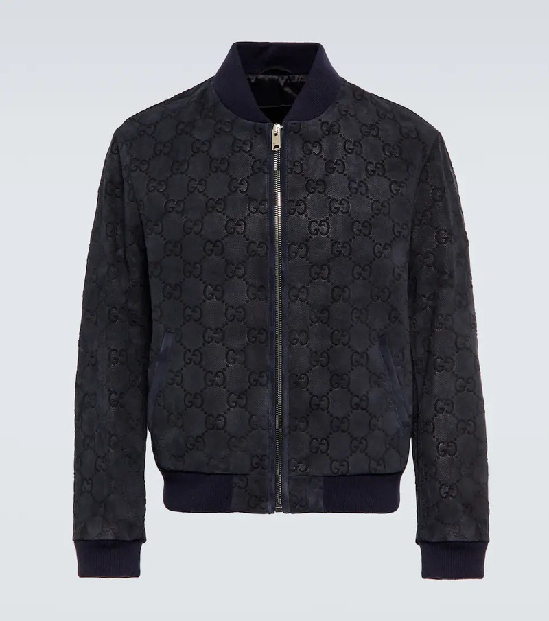 GG leather bomber jacket 1