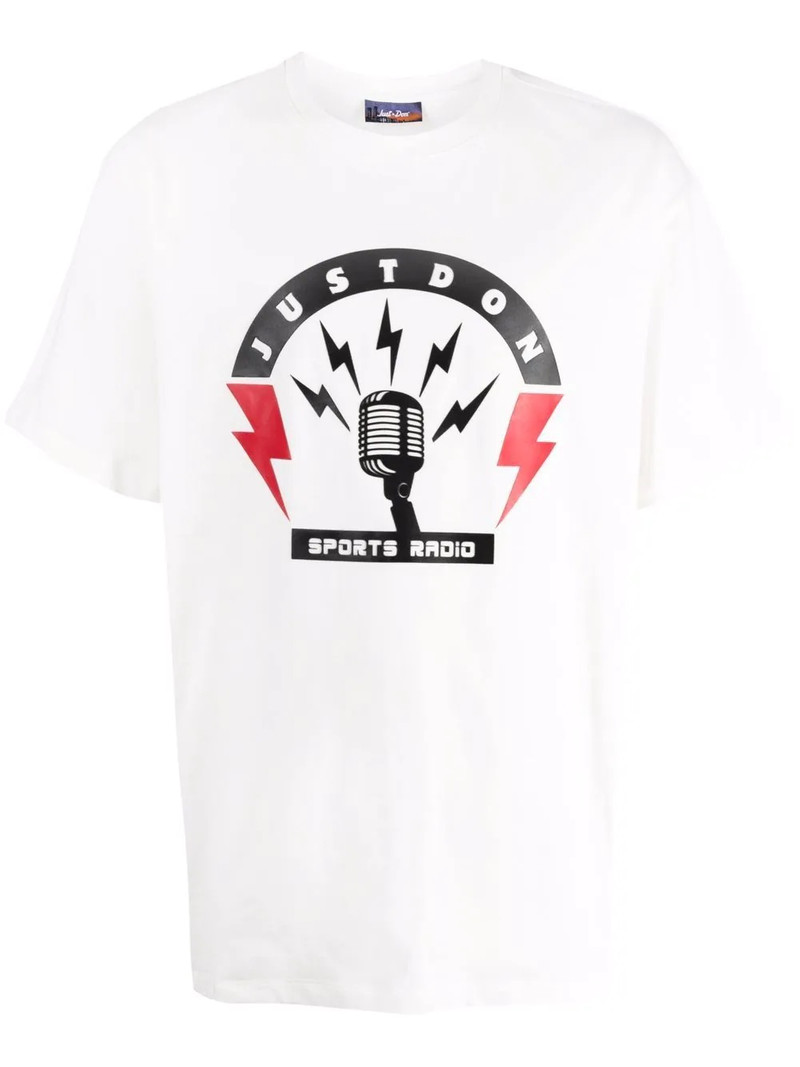 logo-print short-sleeve T-shirt 1