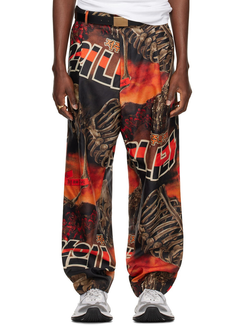 Black & Orange Junkyard Trousers 1