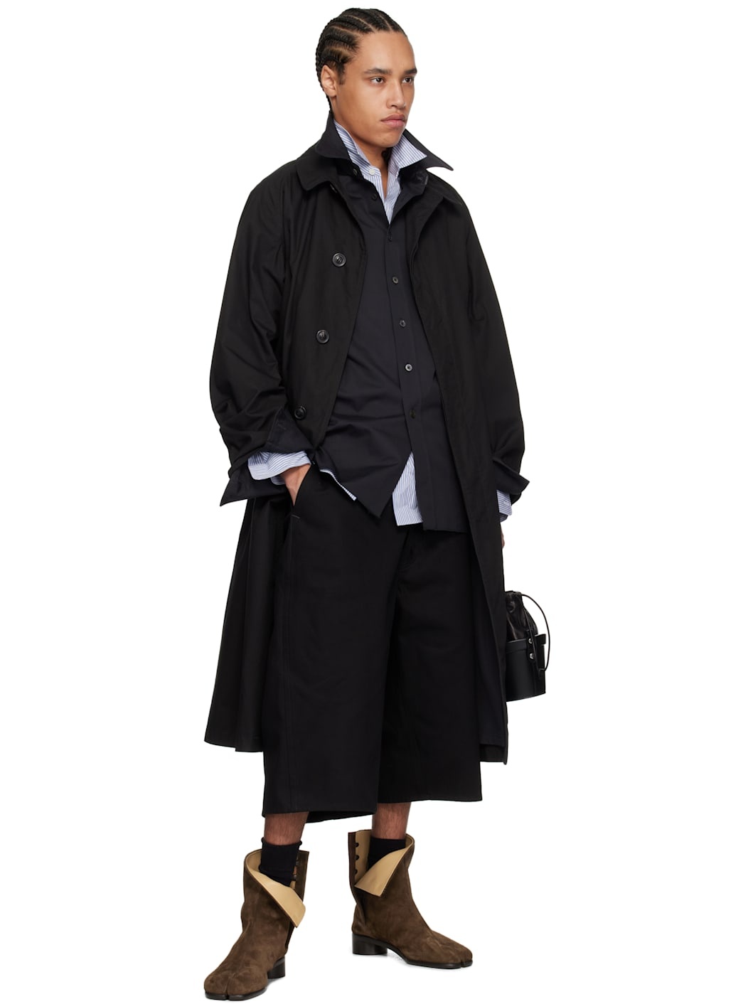 Brown Tabi Ankle Boots - 5