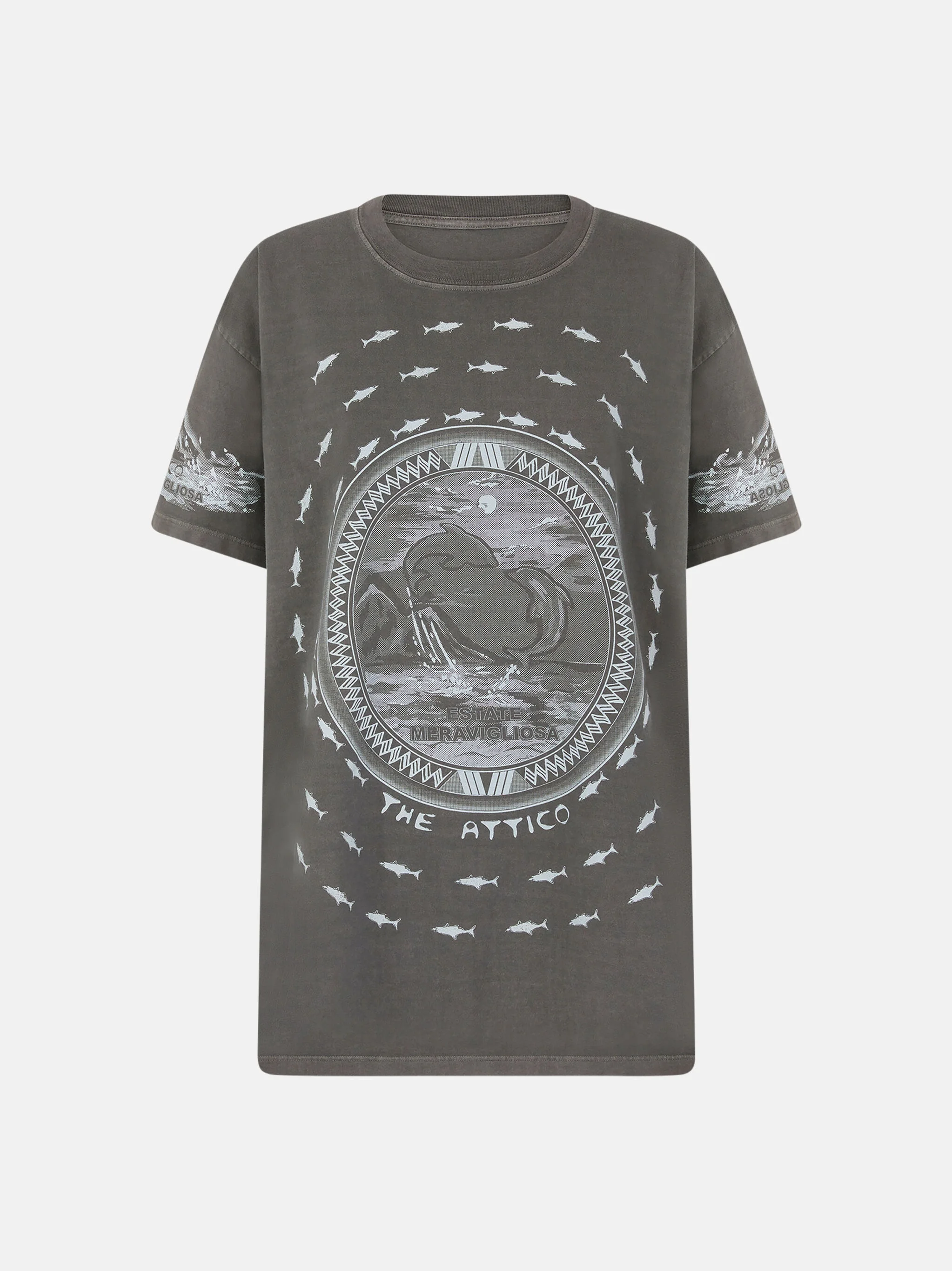 FADED BLACK T-SHIRT - 1