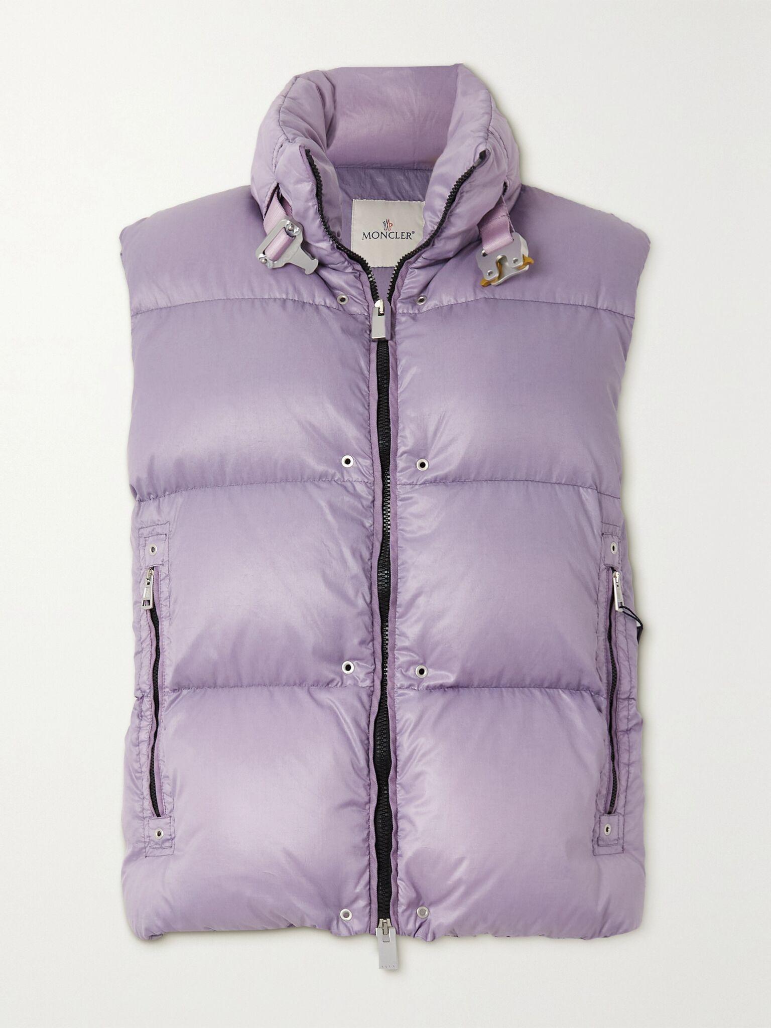 + 1017 ALYX 9SM Islote quilted shell down vest Lavender - 1
