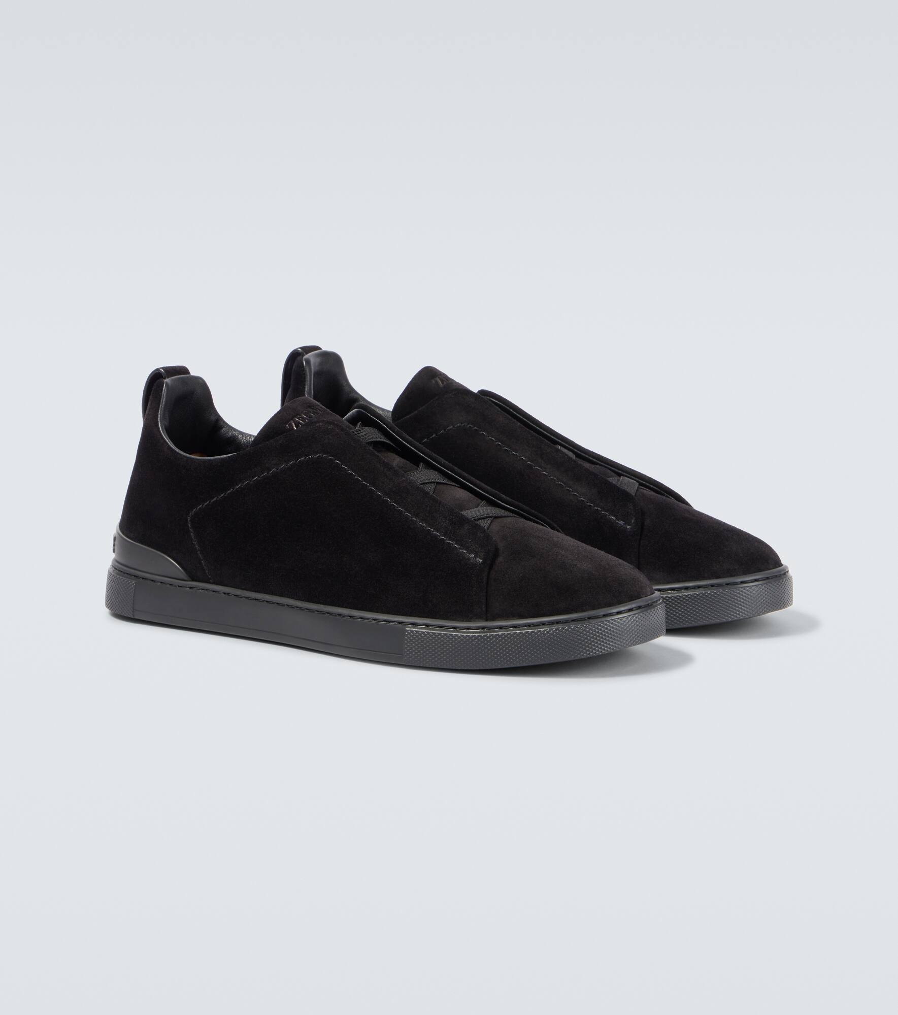 Triple Stitch suede sneakers - 5