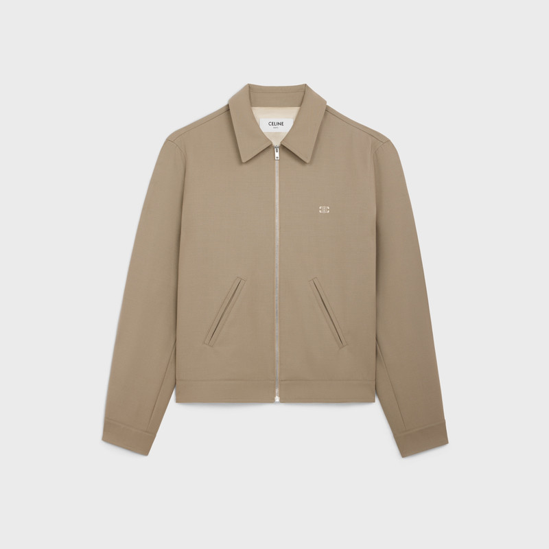 triomphe blouson jacket in wool twill 1