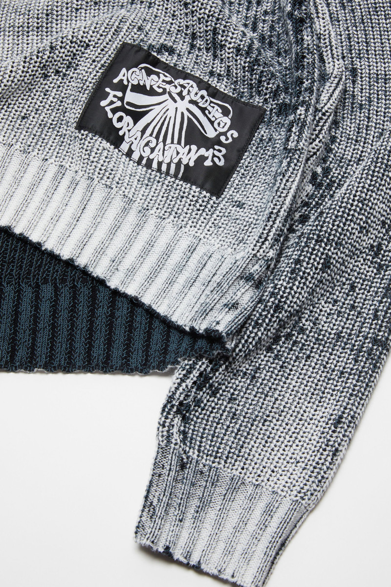 Crew neck jumper - Black/white 5