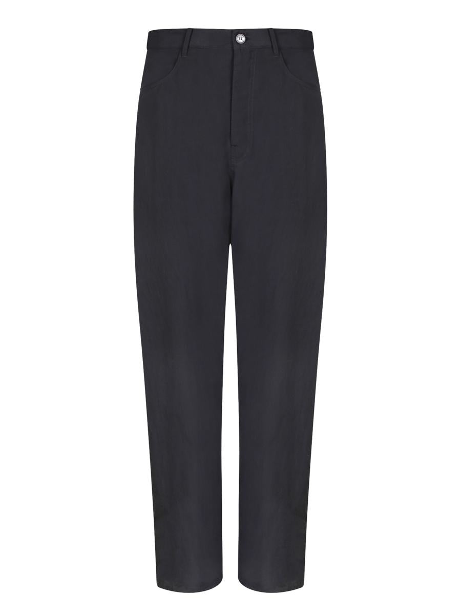 パンツ BALENCIAGA STRIPED CUPRO OVERSIZED TROUSERS BALENCIAGA BALENCIAGA TROUSERS | baltini | REVERSIBLE