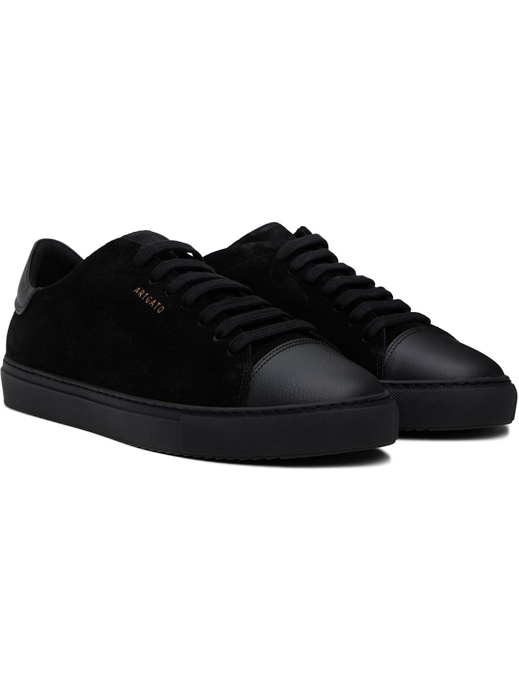 Black Clean 90 Cap Sneakers - 4