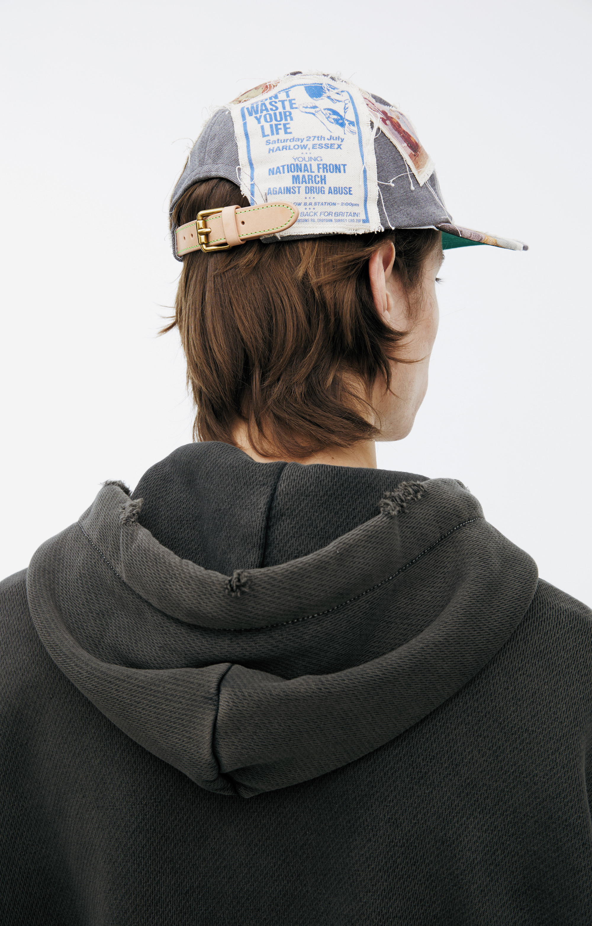 GREY CAP WITH PATCHES - 7