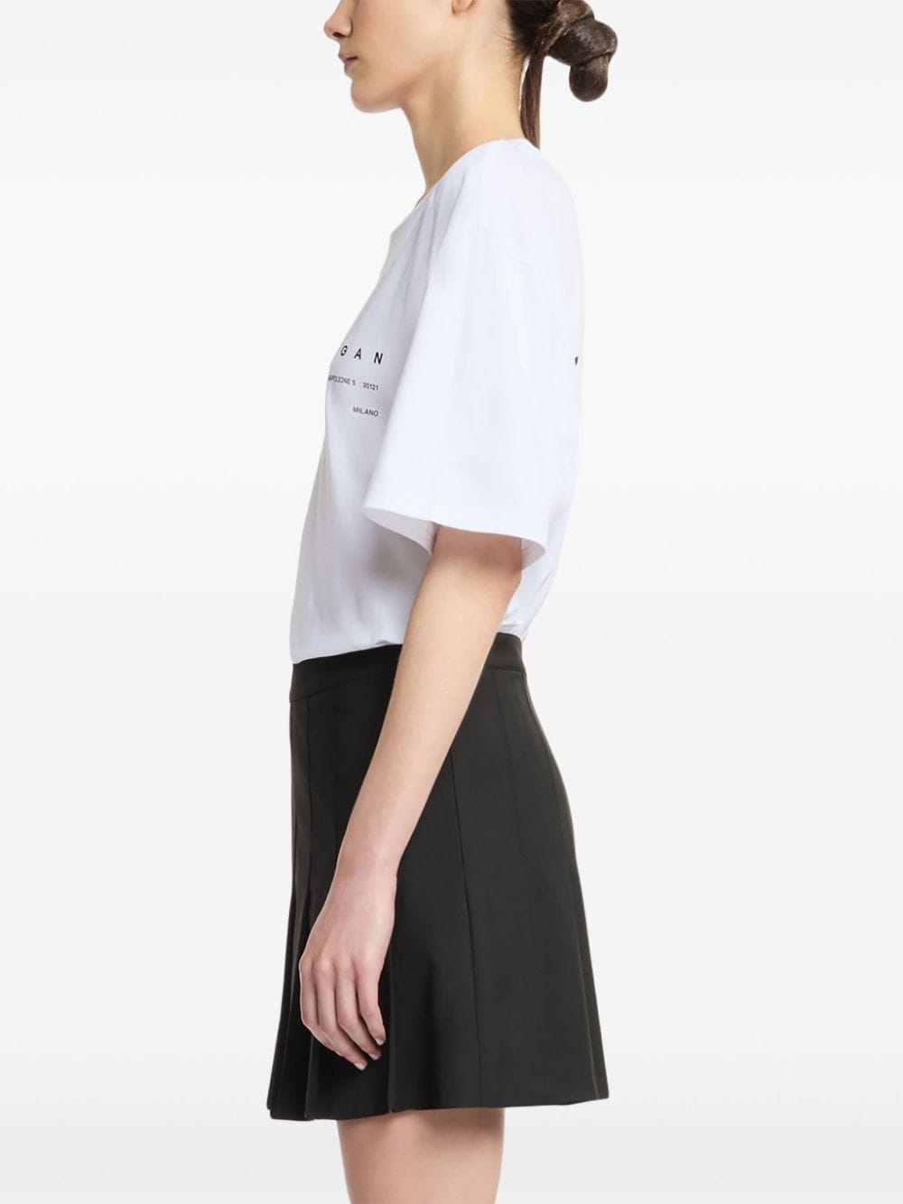 logo-print cotton T-shirt - 3