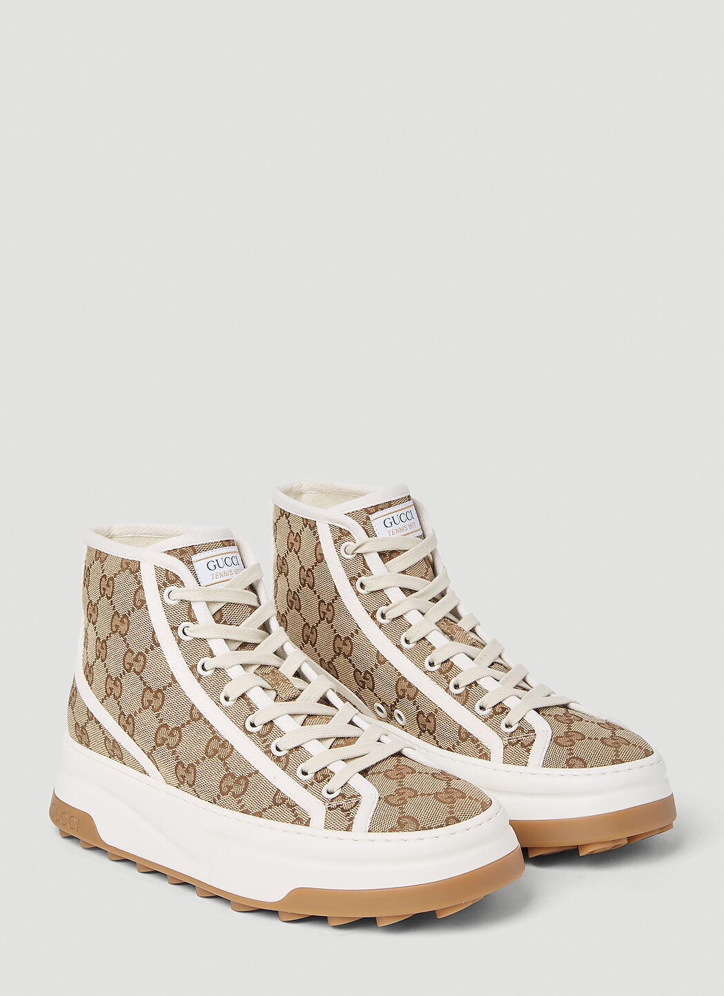 GUCCI GG Canvas High Top Sneakers | lncc | REVERSIBLE GUCCI GG Canvas High Top Sneakers | lncc | REVERSIBLE