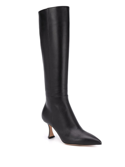 Gianvito Rossi pointed knee-high leather boots outlook