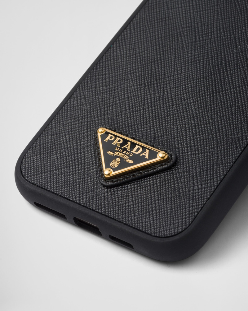 Prada Saffiano leather cover for iPhone 14 Pro Max outlook