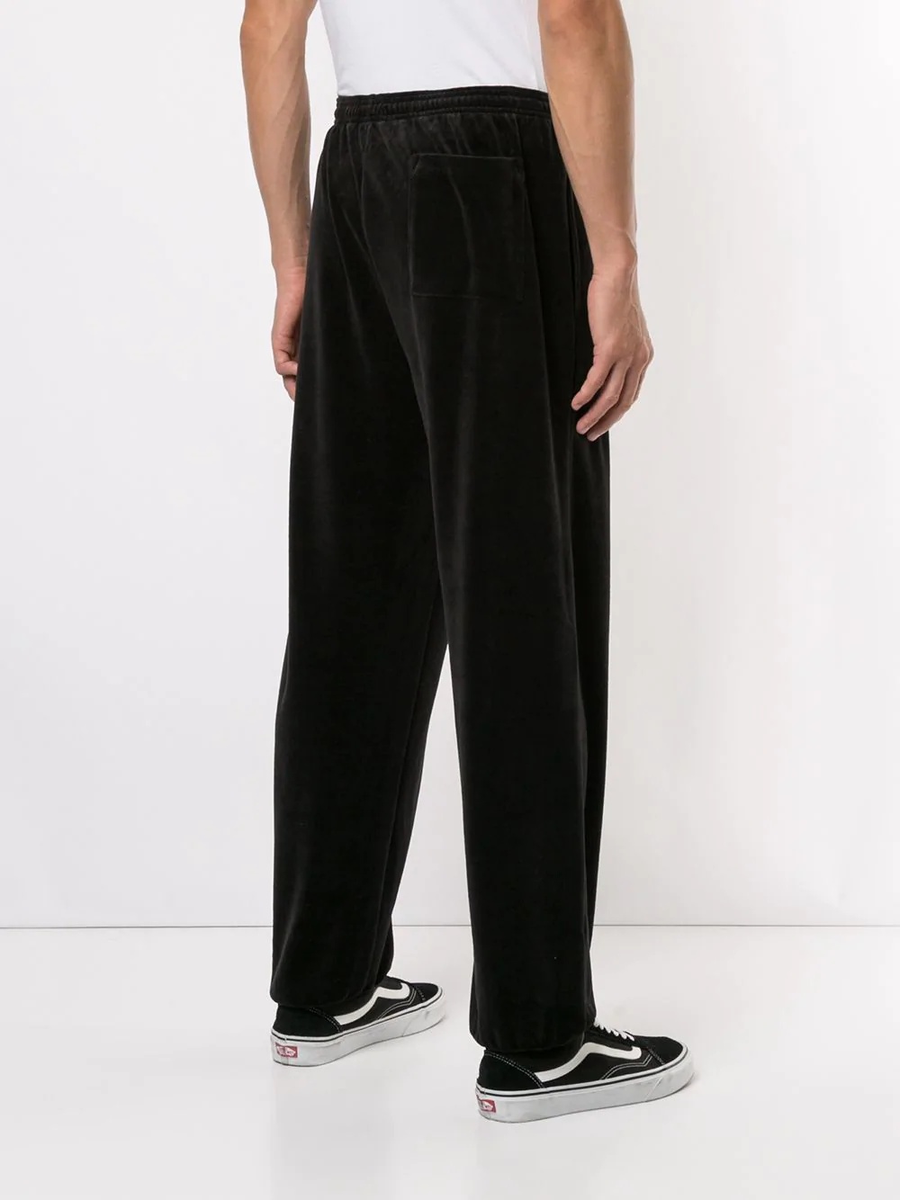 logo badge track pants - 4