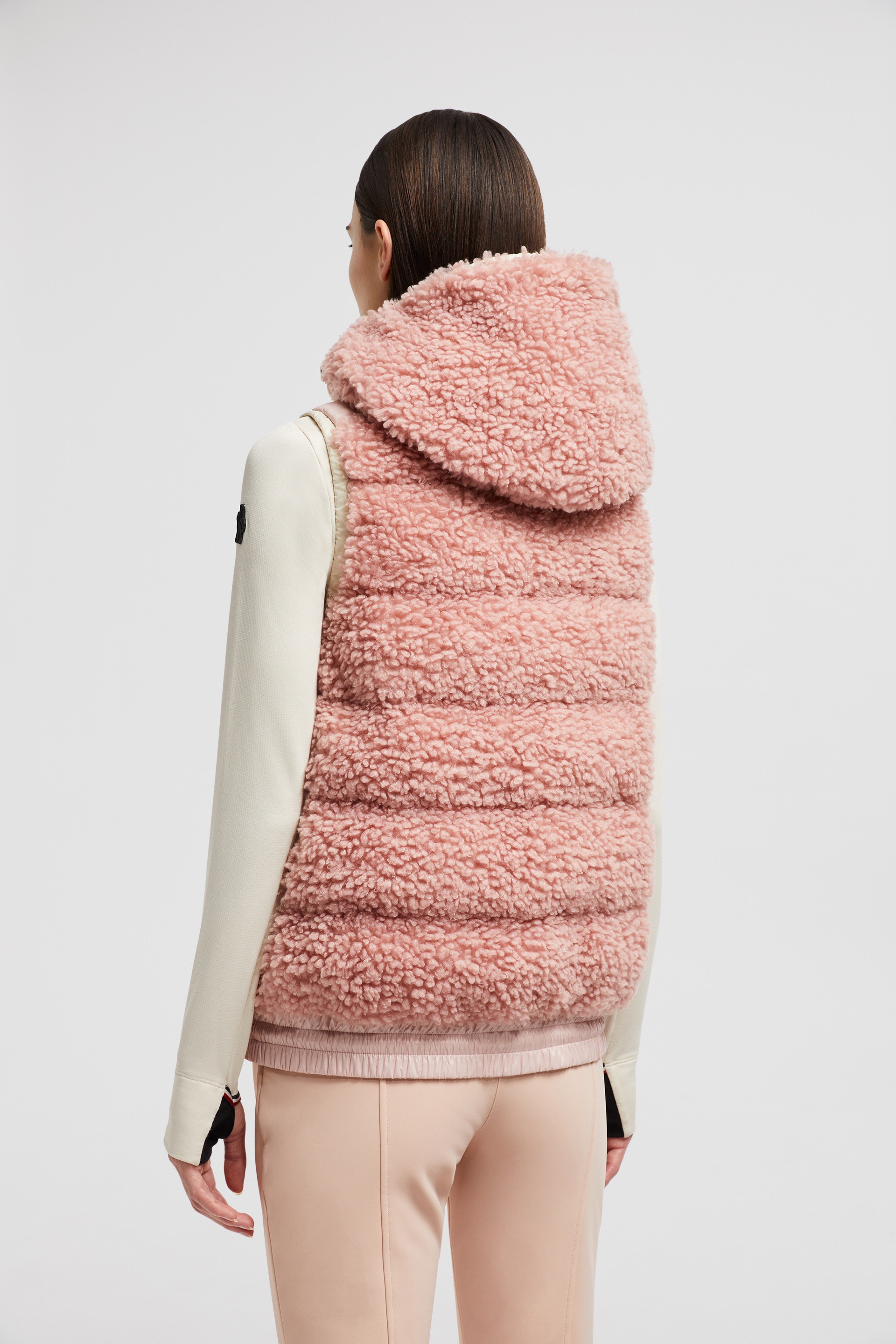Padded Teddy Zip-Up Vest - 5