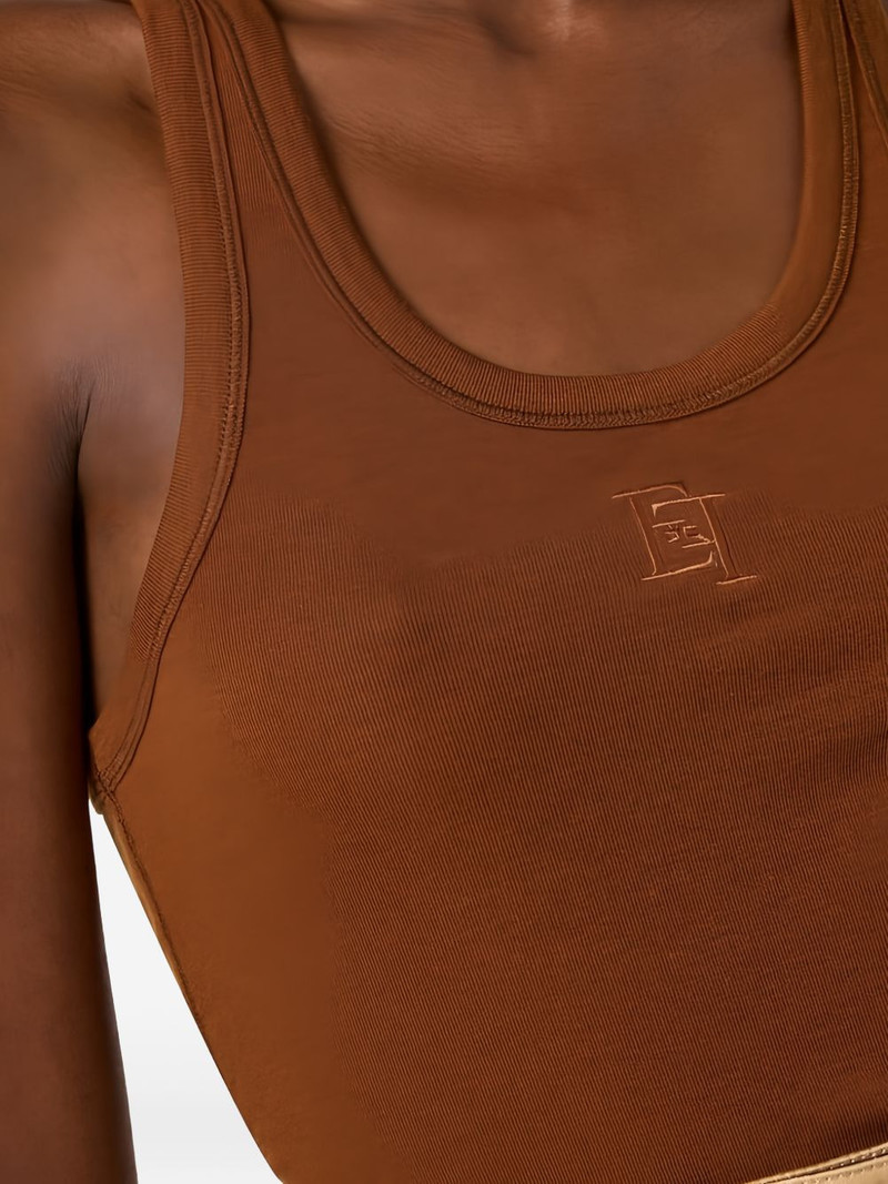 embroidered-logo tank top 5