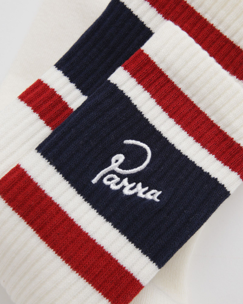 SIGNATURE STRIPED CREW SOCKS 3