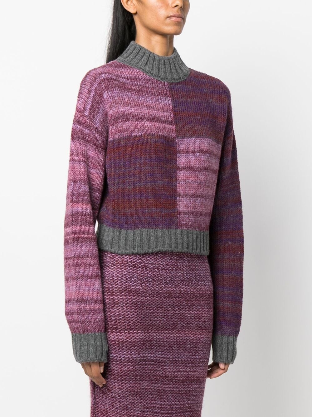 Damien mÃ©lange-effect knitted jumper - 3