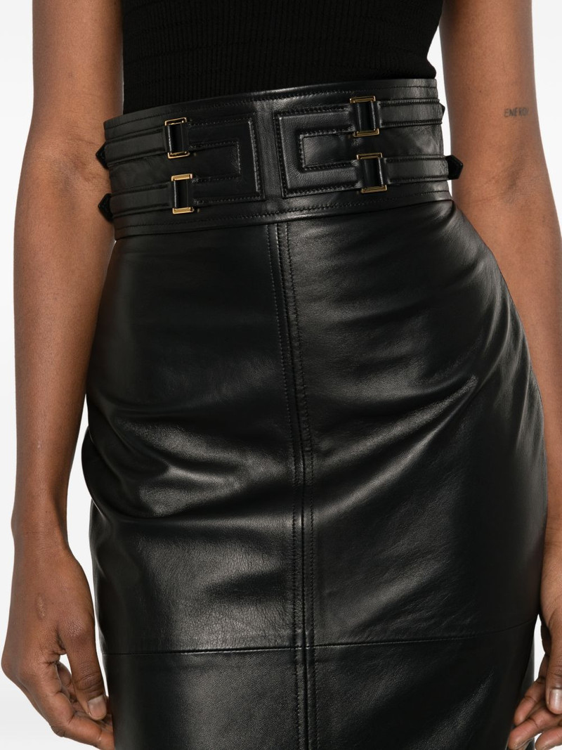 buckle-detail mini skirt 5