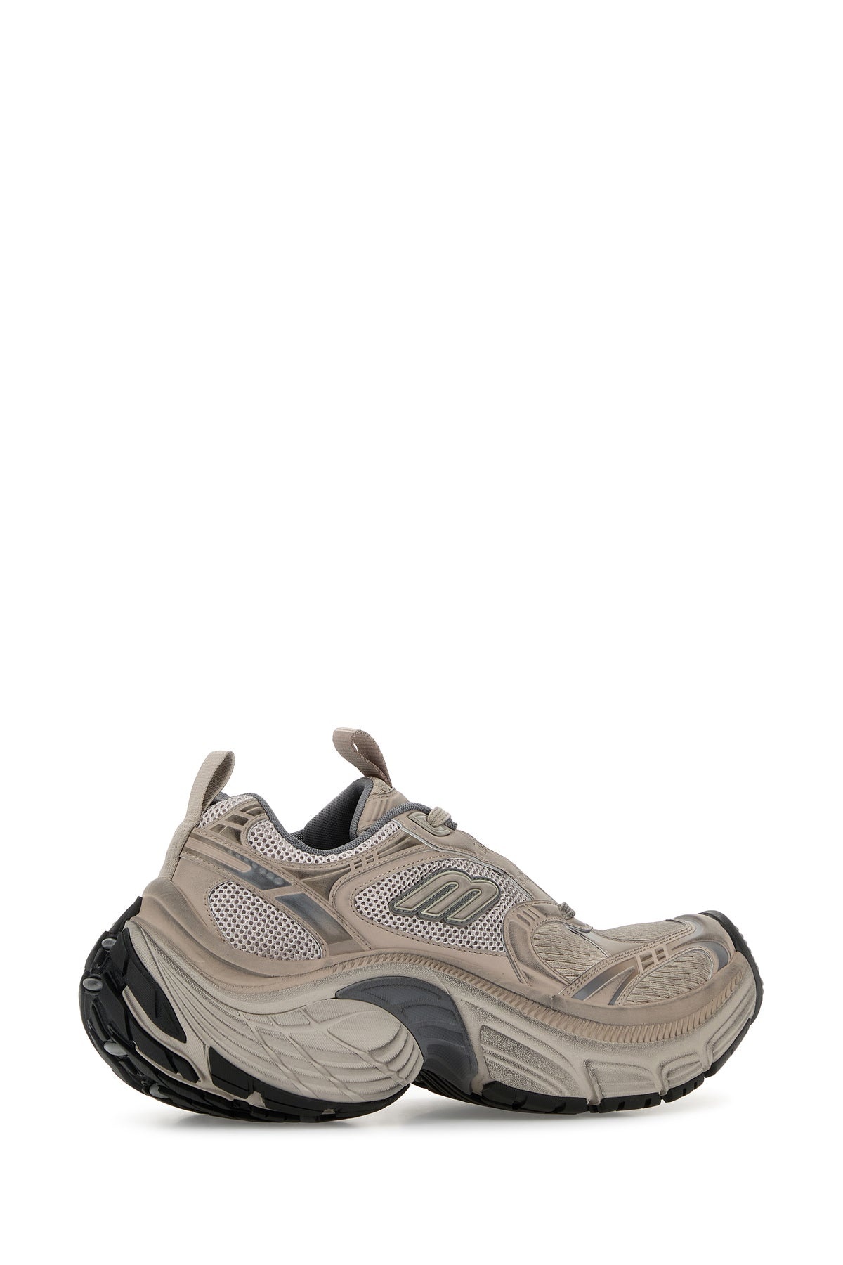 Cappuccino mesh and rubber 6XL sneakers - 3