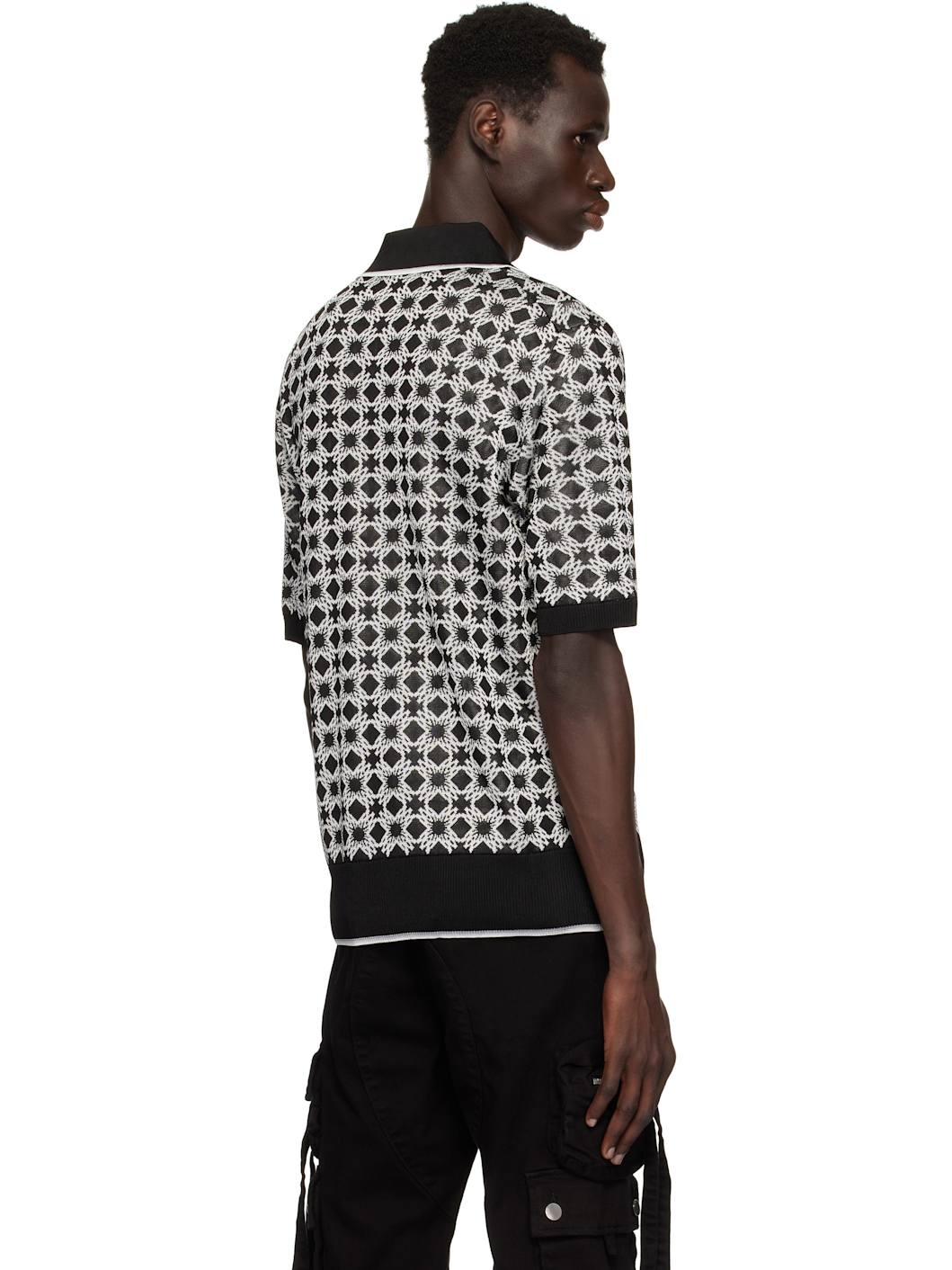 Black MA Quad Polo - 3
