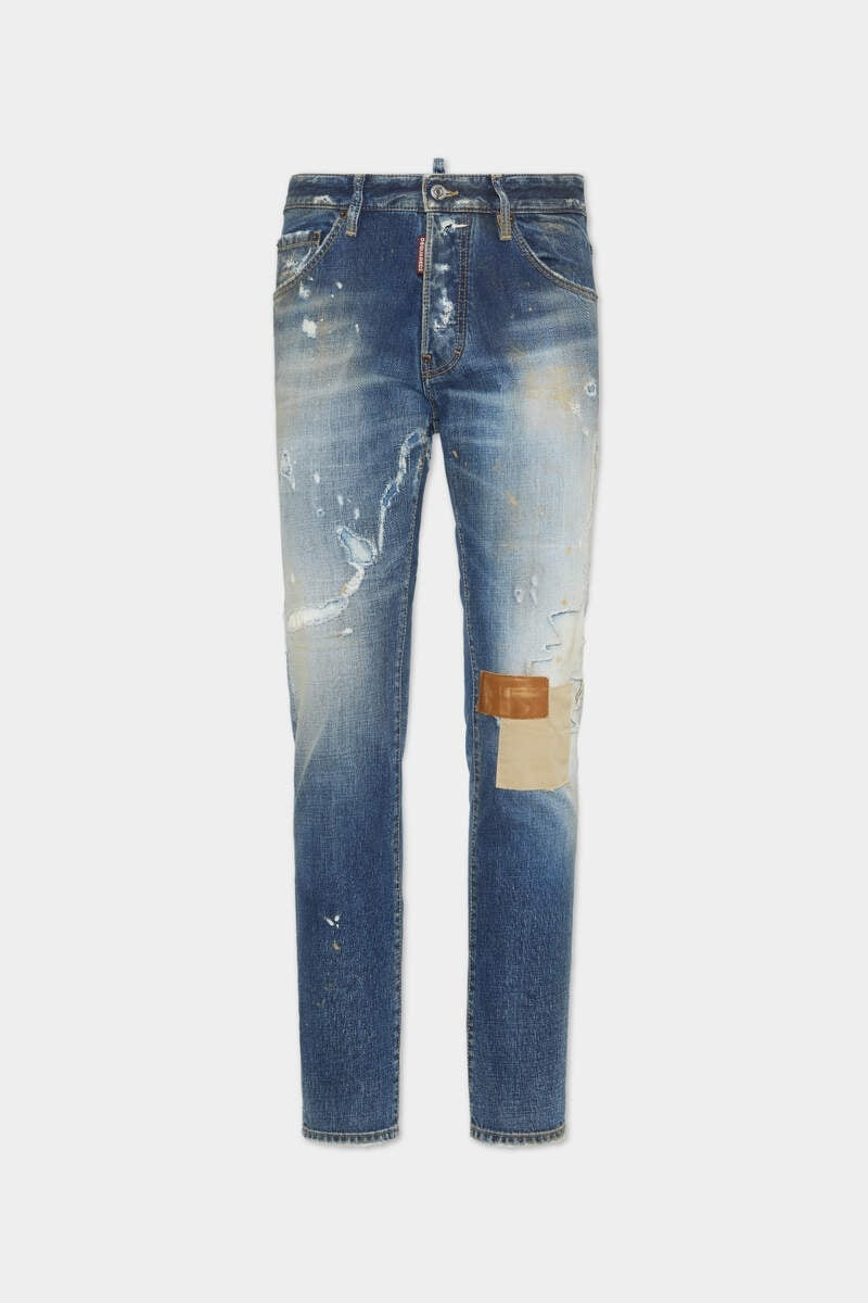 MEDIUM PRESSED SAND SCARED WASH COOL GUY JEANS 1