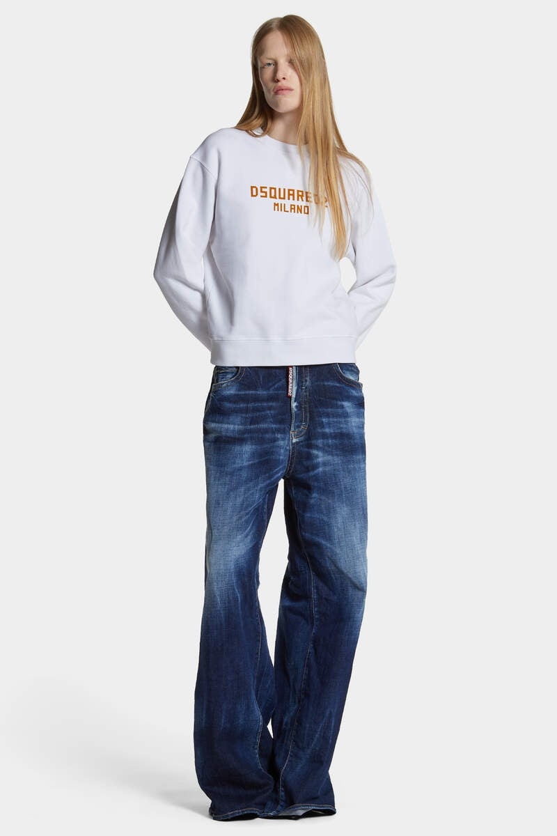 JUST RIGHT FIT D2 MILANO CREWNECK SWEATSHIRT - 6