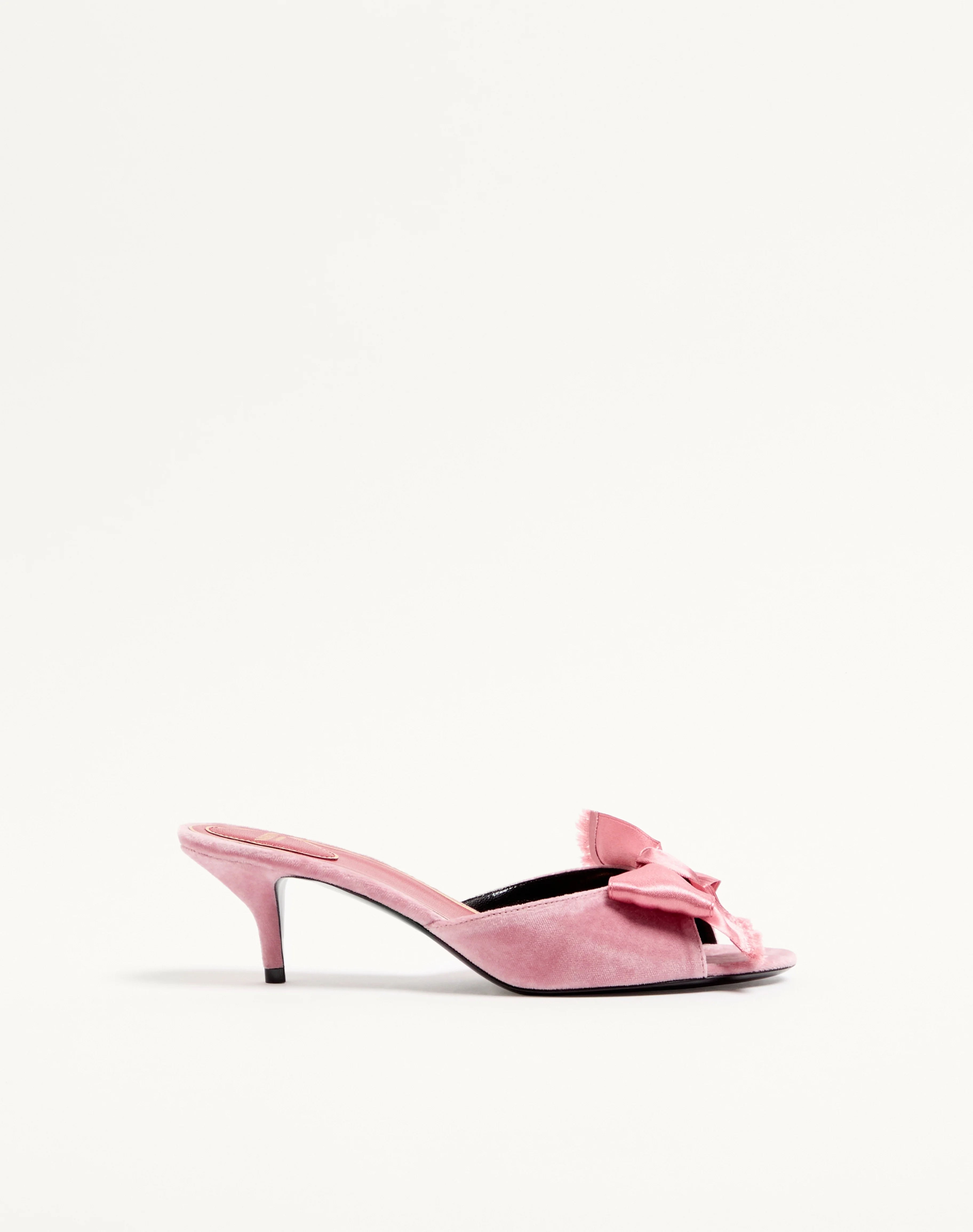 MARIE A VELVET SLIDE SANDAL 55MM - 1