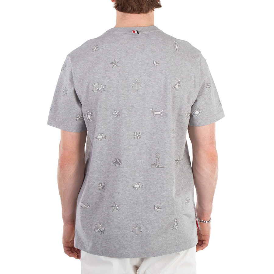 Thom Browne Jersey Nautical Short Sleeve Tee - 4