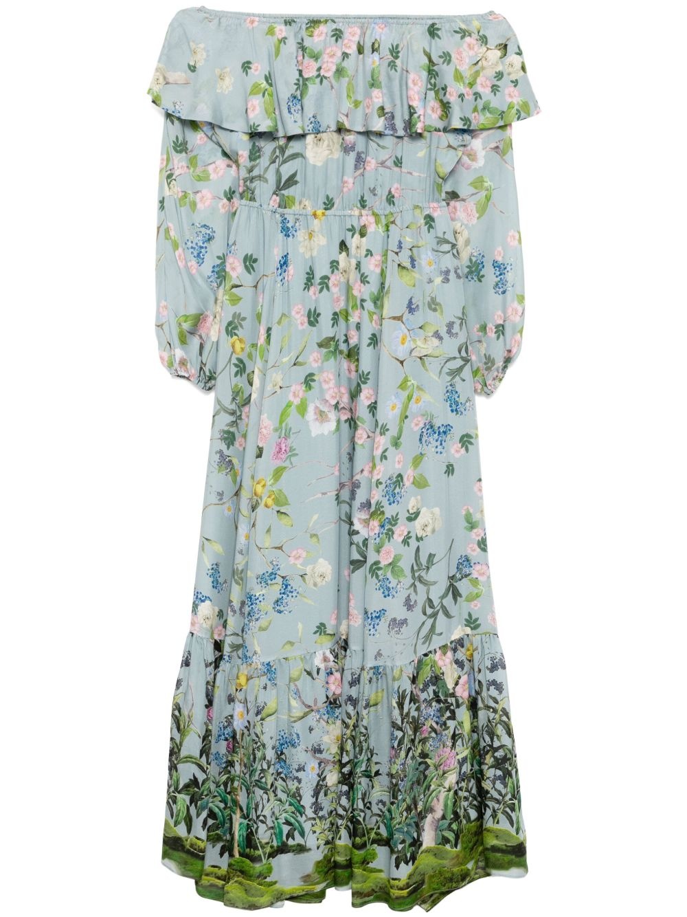 silk dress - 1
