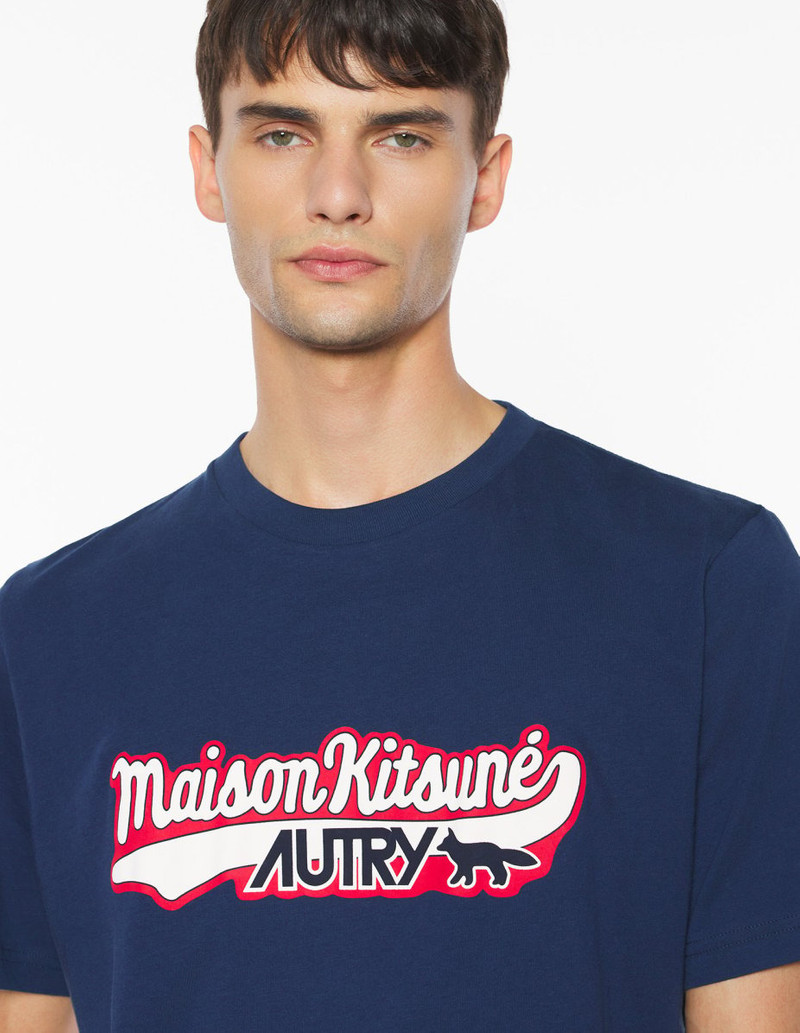 MAISON KITSUNE x AUTRY VARSITY TEE-SHIRT 4