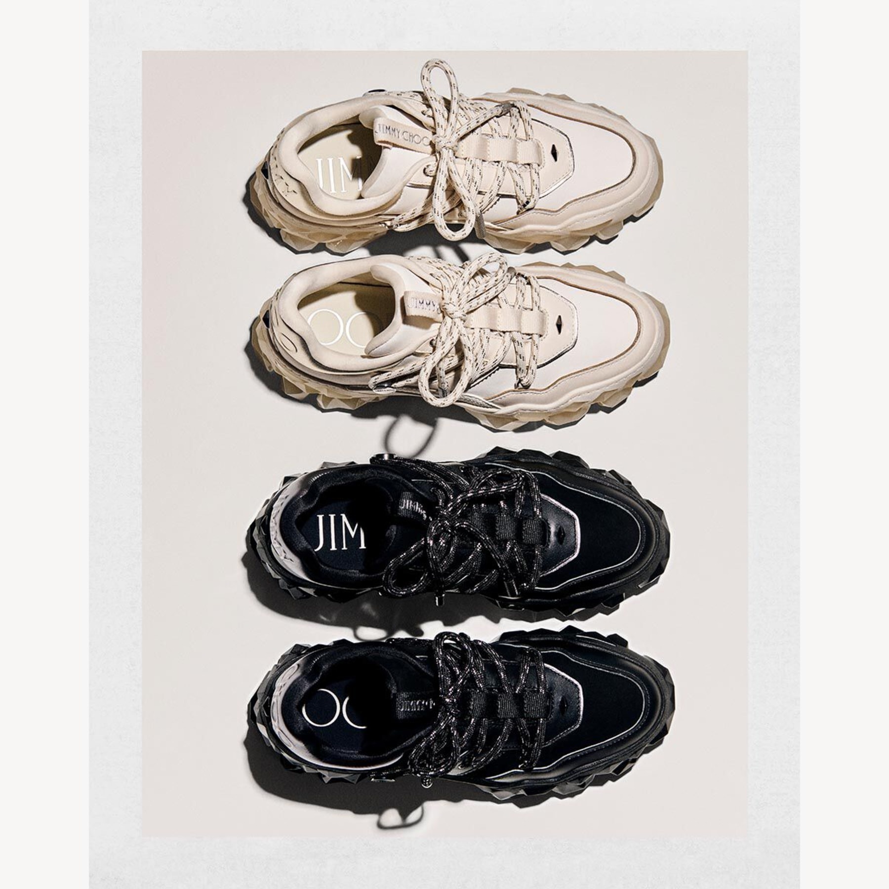 Diamond X II/F
Black Leather Trainers - 7