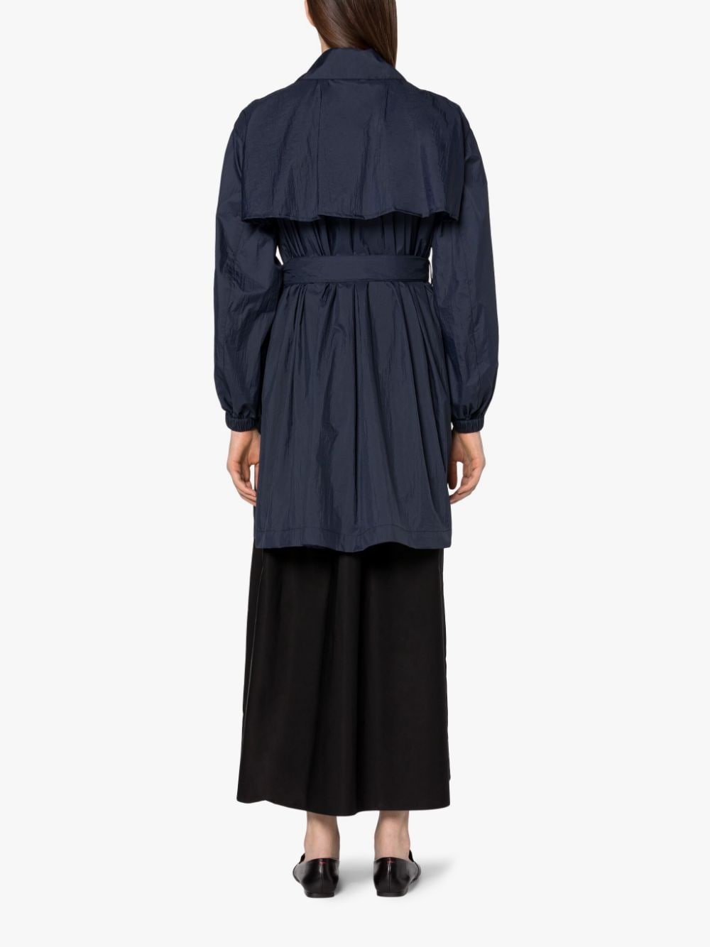 ERVIE NAVY NYLON COAT | LM-1107 - 4