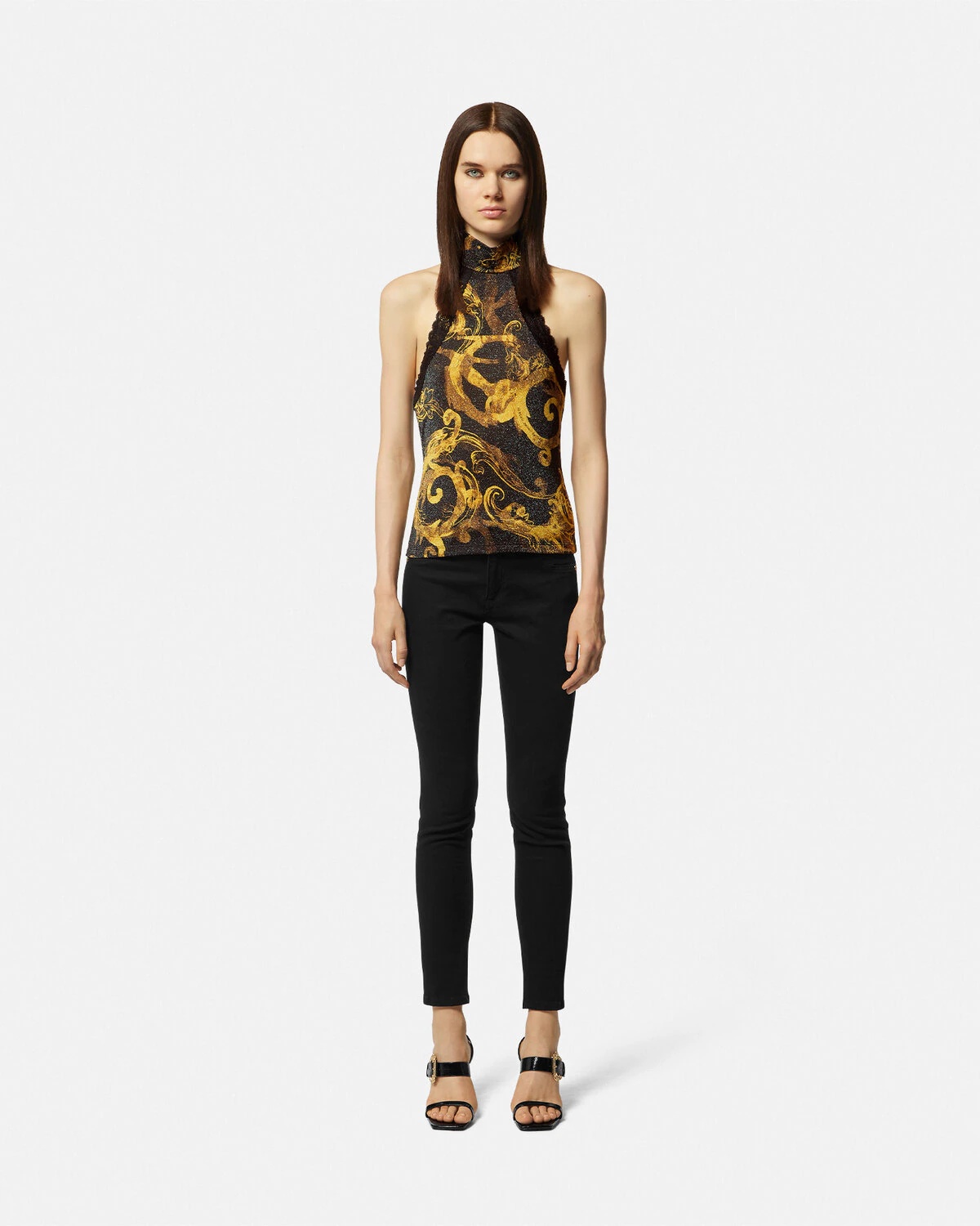Watercolor Couture Halterneck Top - 2