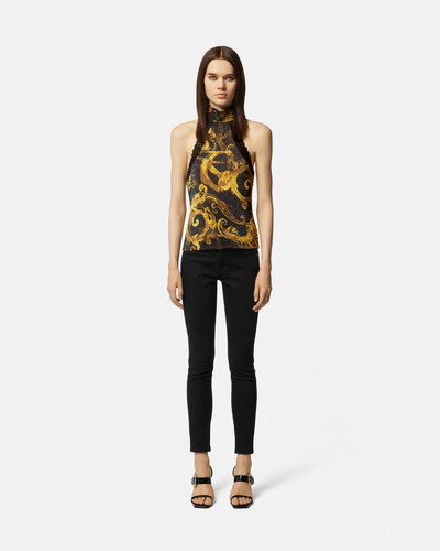 VERSACE JEANS COUTURE Watercolor Couture Halterneck Top outlook