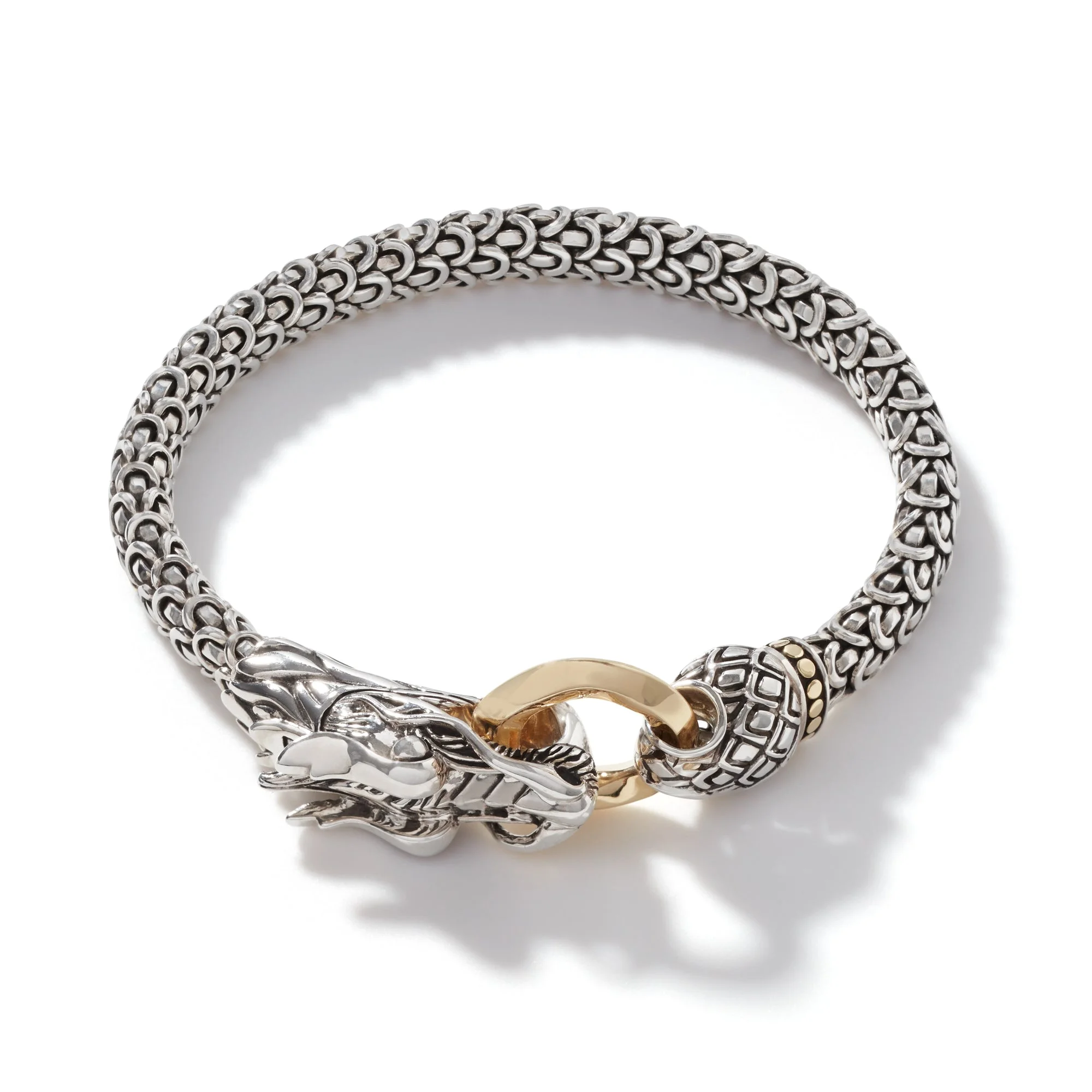 Naga Bracelet, Gold, Sterling Silver, 6MM - 1