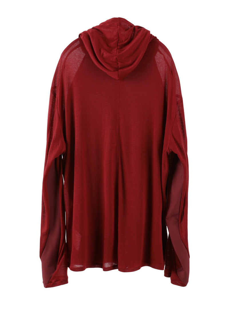 5.0+ HOODIE RIGHT (BURGUNDY) 4