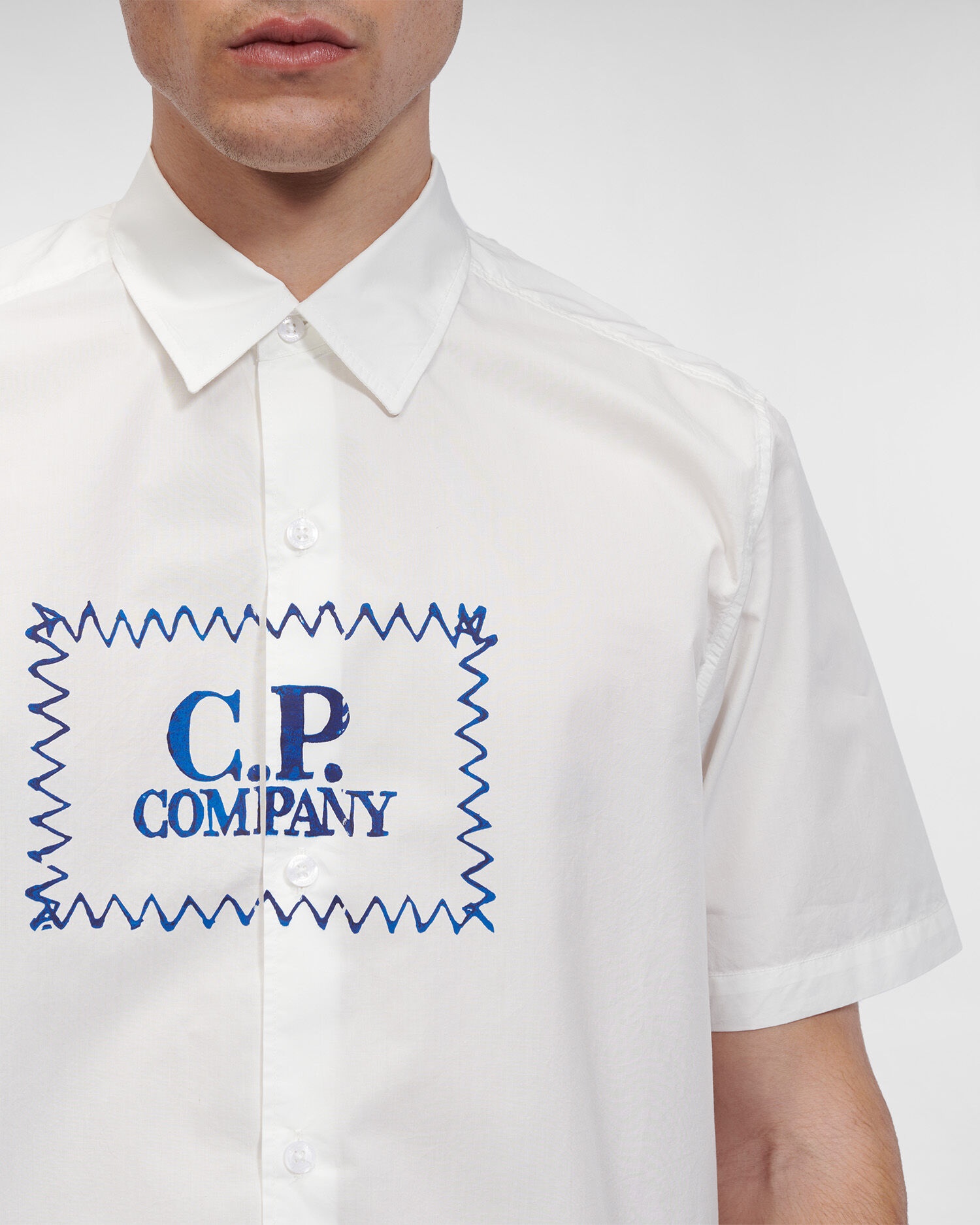 Popeline Label Style Logo Shirt - 5