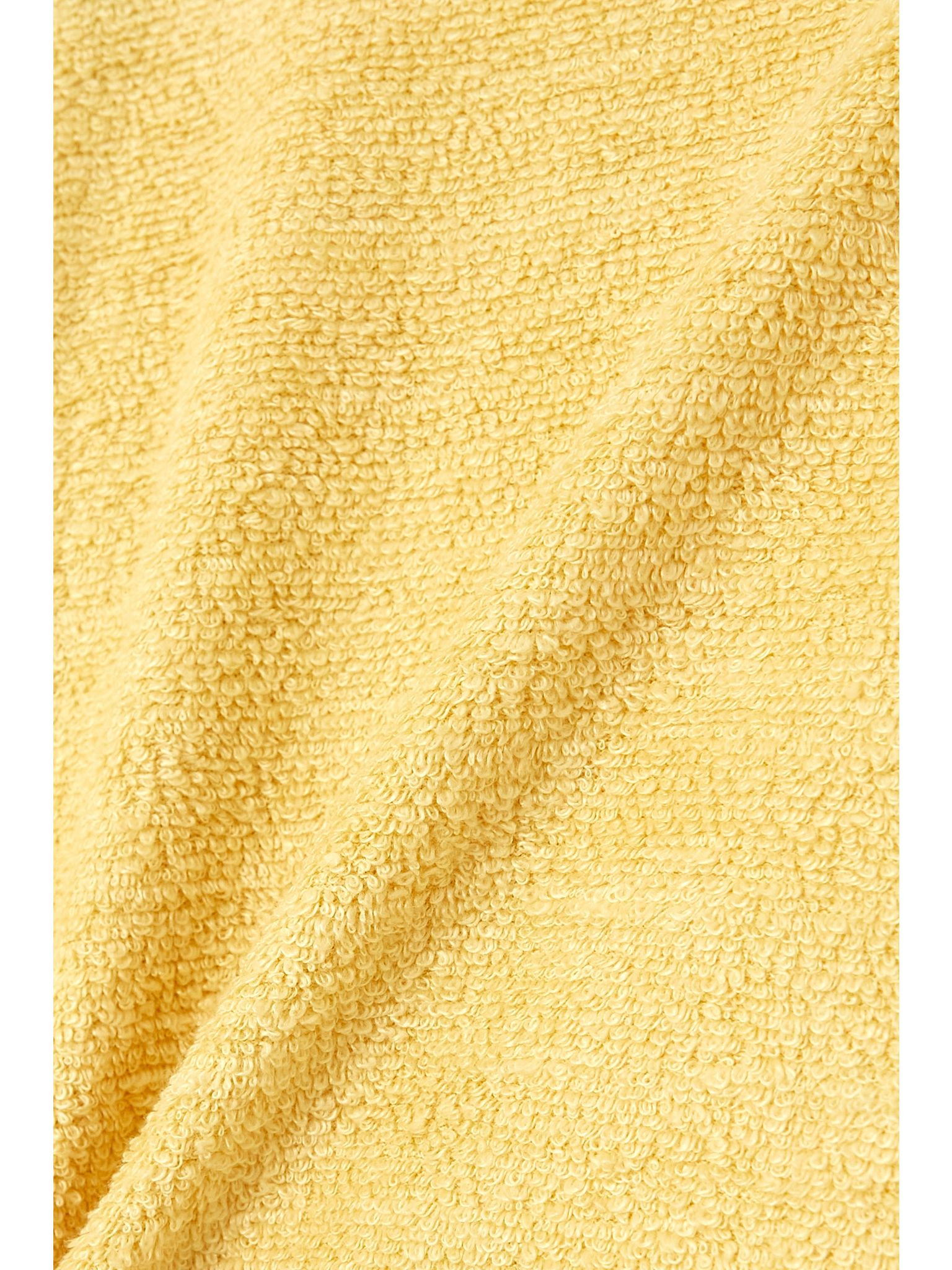 Linen-terry shorts Yellow - 4