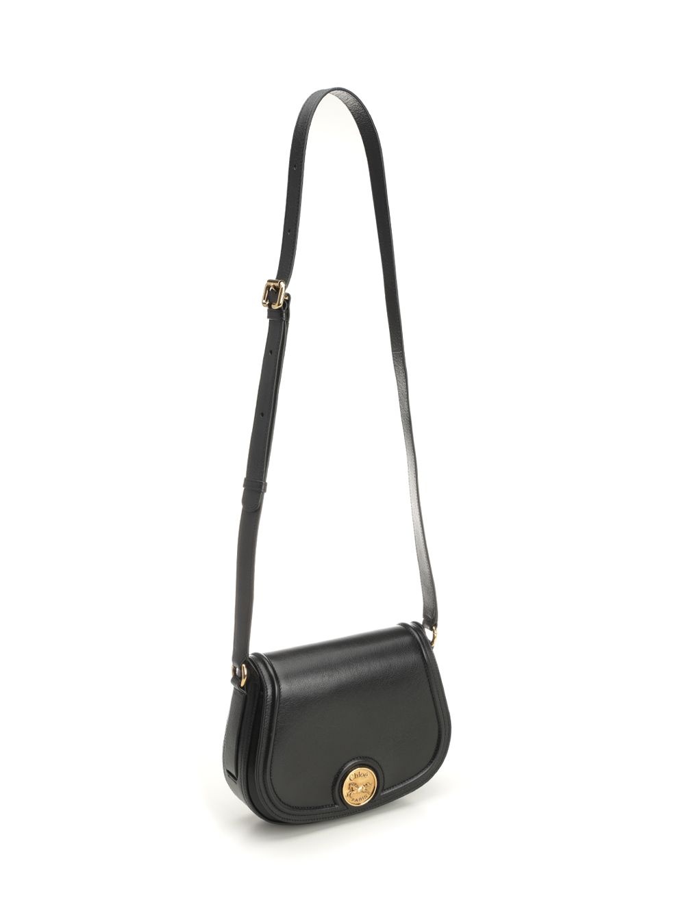 S790 - Horse Medal Crossbody Bags Black - 2