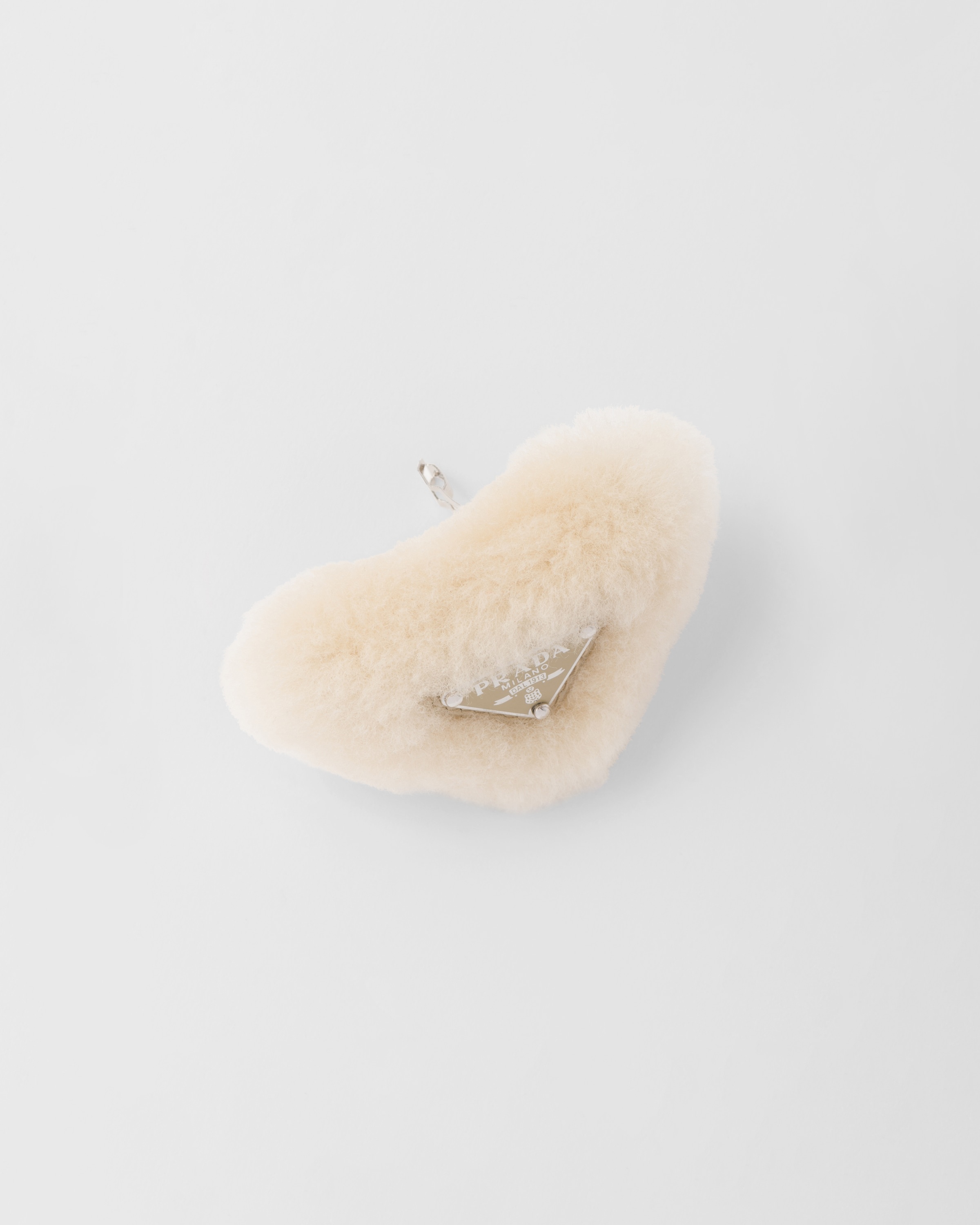 Shearling hair clip - 3